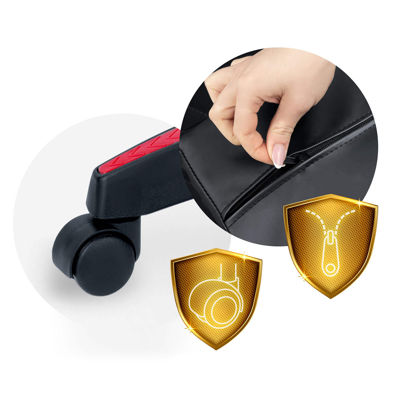 Sofotel Draknor mänguritool must ja punane - Image 7