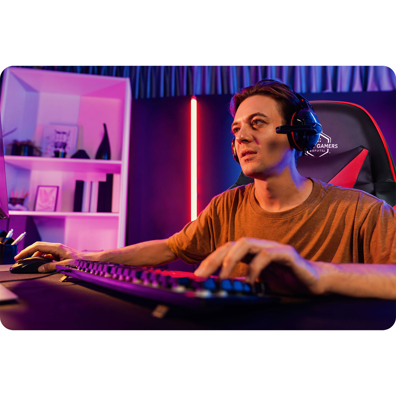 Sofotel Draknor mänguritool must ja punane - Image 10