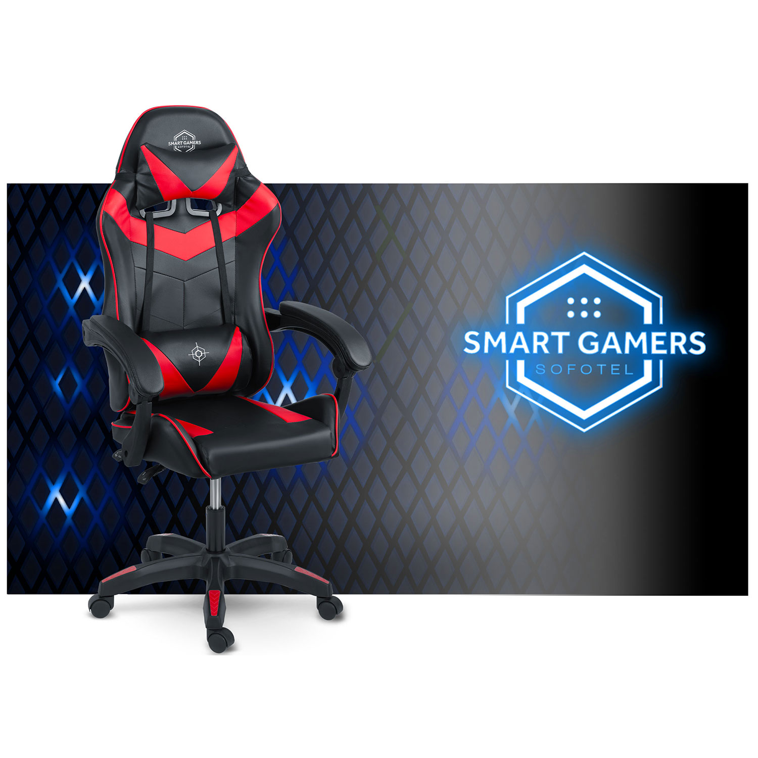 Sofotel Draknor mänguritool must ja punane - Image 11