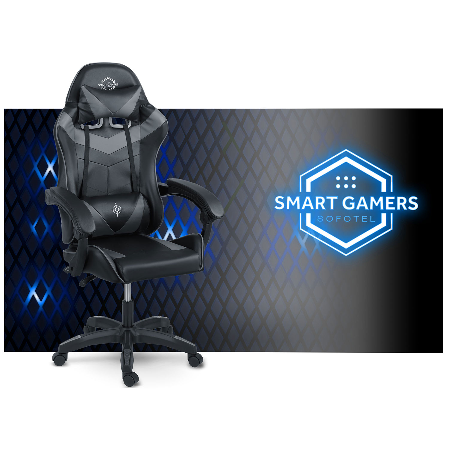 Sofotel Draknor mänguritool must ja hall - Image 11