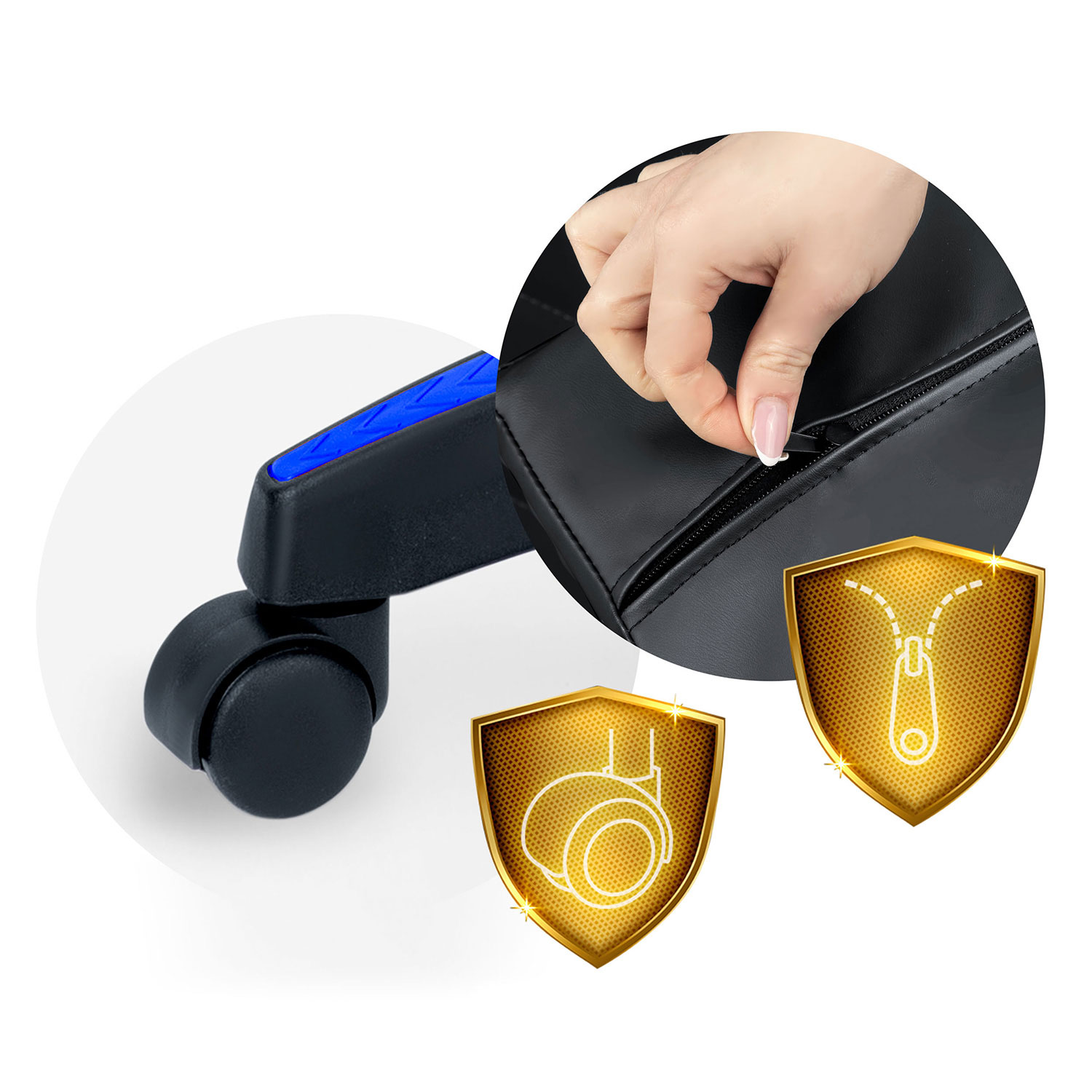 Sofotel Draknor mänguritool must ja sinine - Image 6