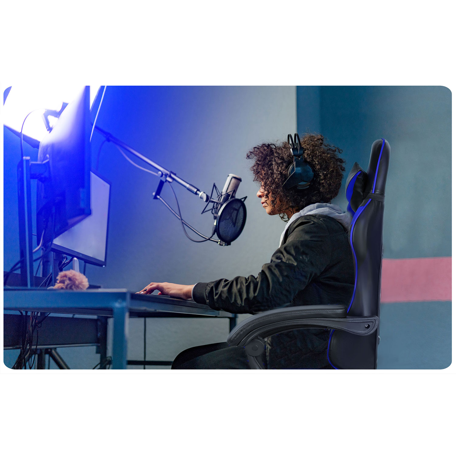 Sofotel Draknor mänguritool must ja sinine - Image 7