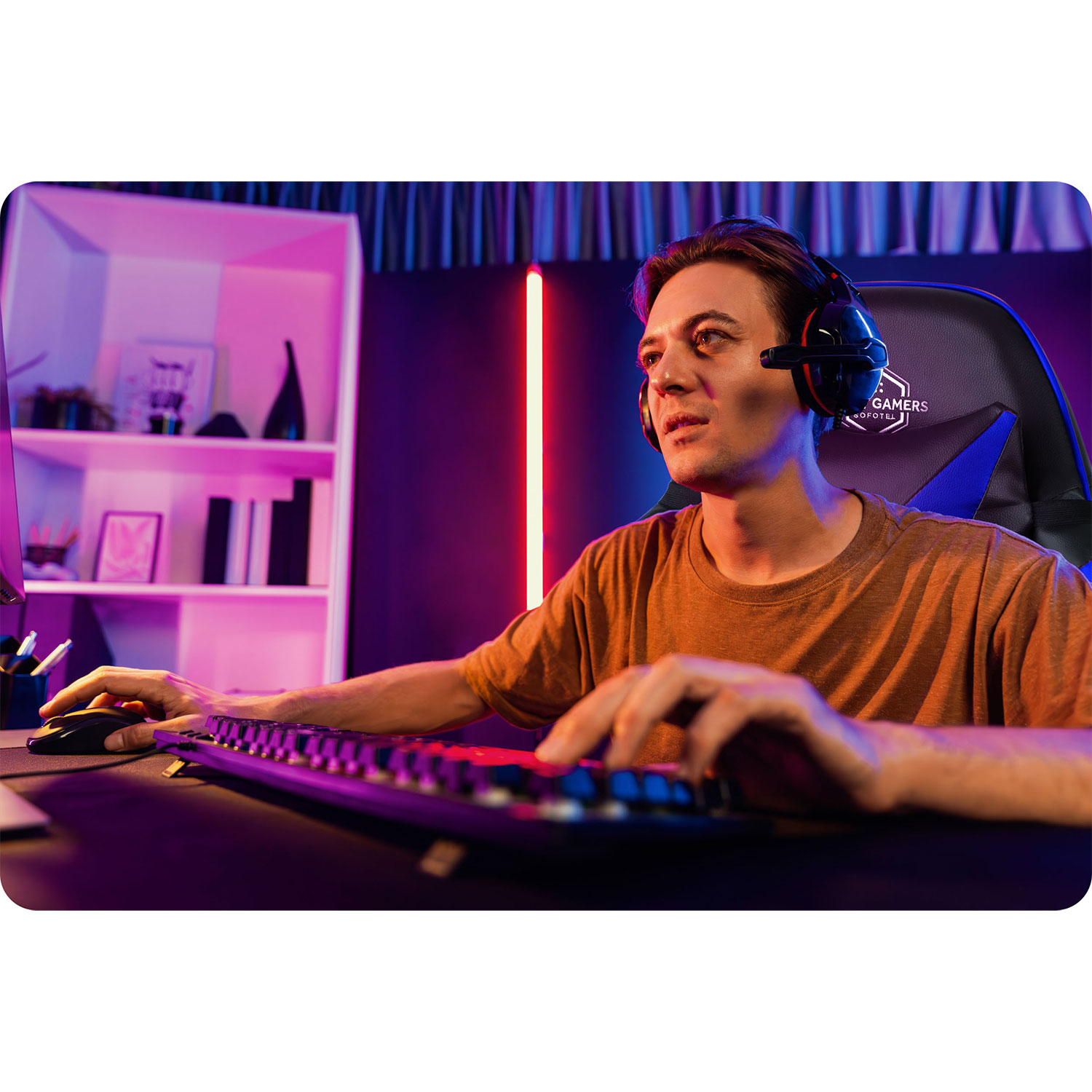 Sofotel Draknor mänguritool must ja sinine - Image 9