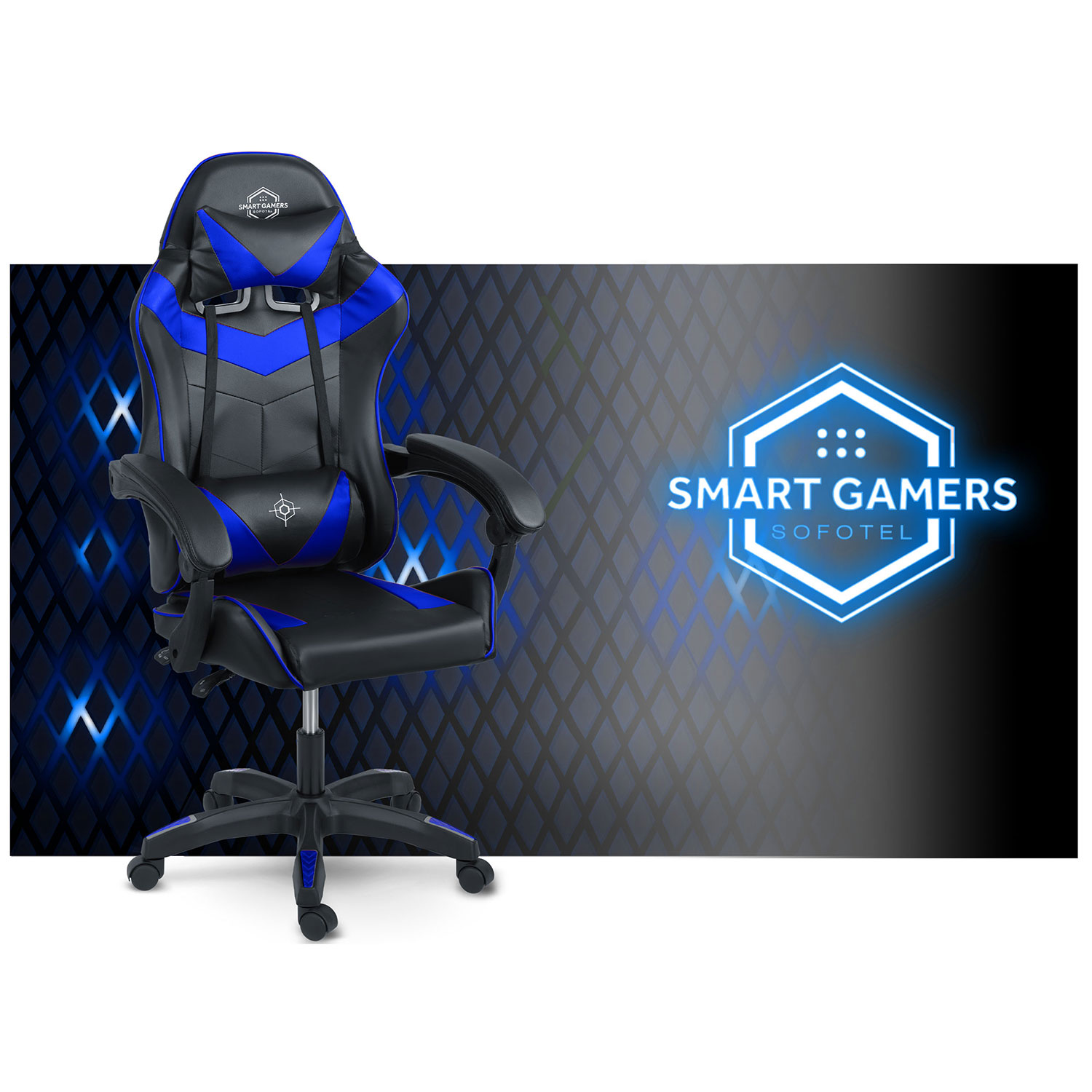 Sofotel Draknor mänguritool must ja sinine - Image 10