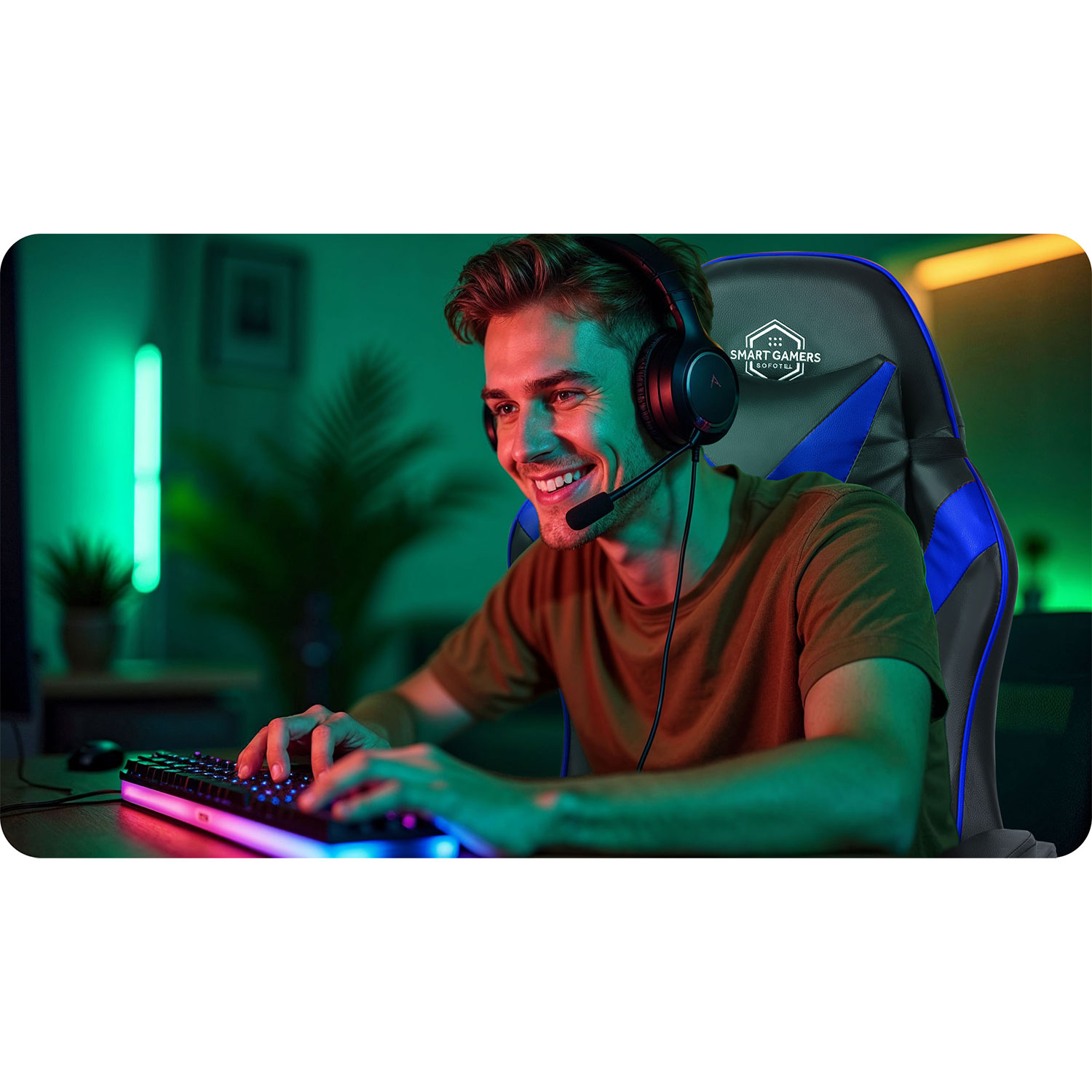 Sofotel Draknor mänguritool must ja sinine - Image 14