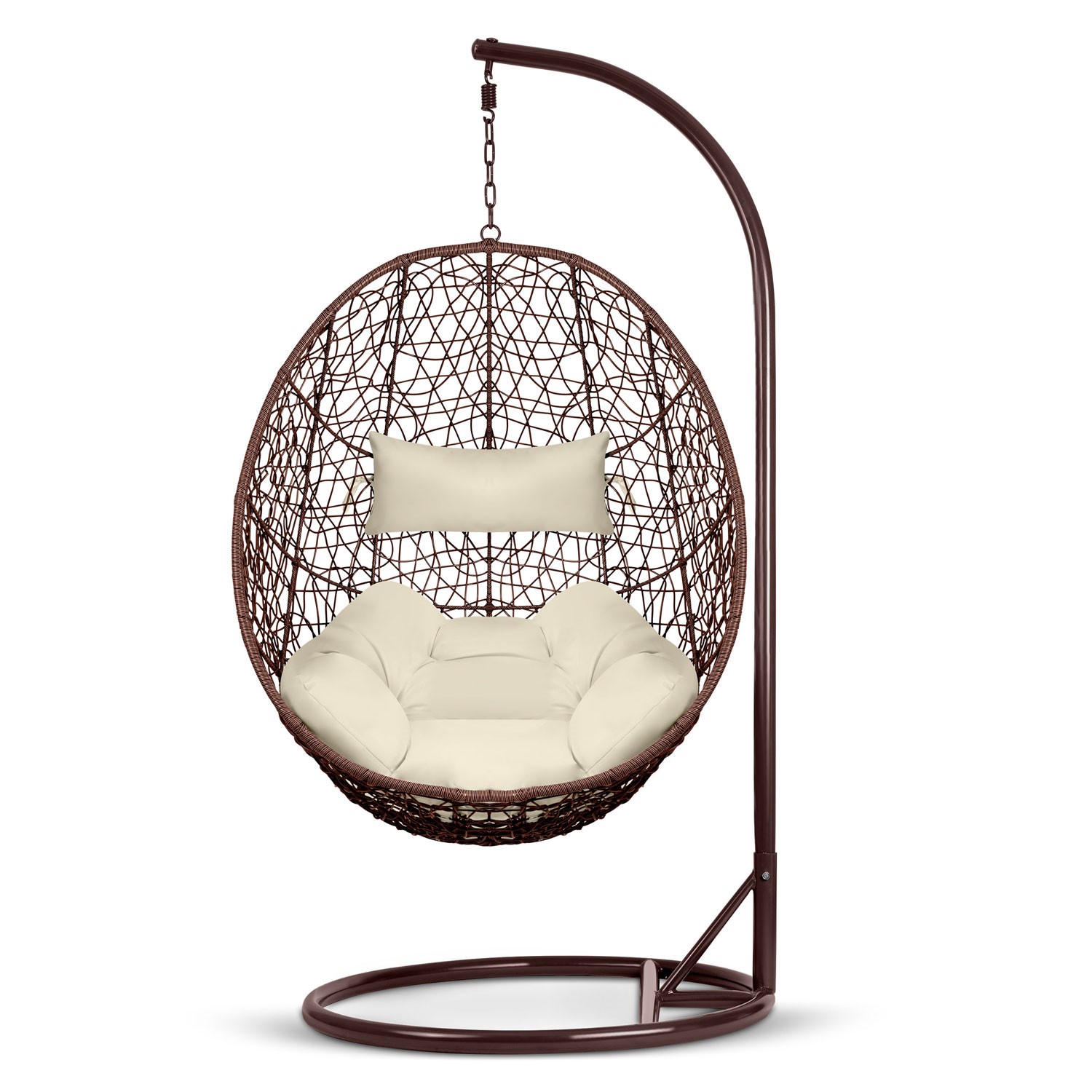 Brava pruun ripp-aiatool + beežid Sofotel padjad - Image 5