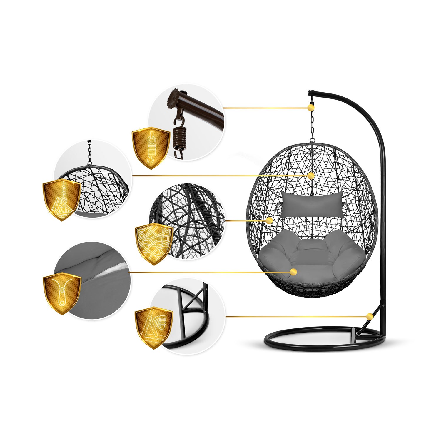 Brava must ripp-aiatool + hallid Sofotel padjad - Image 12