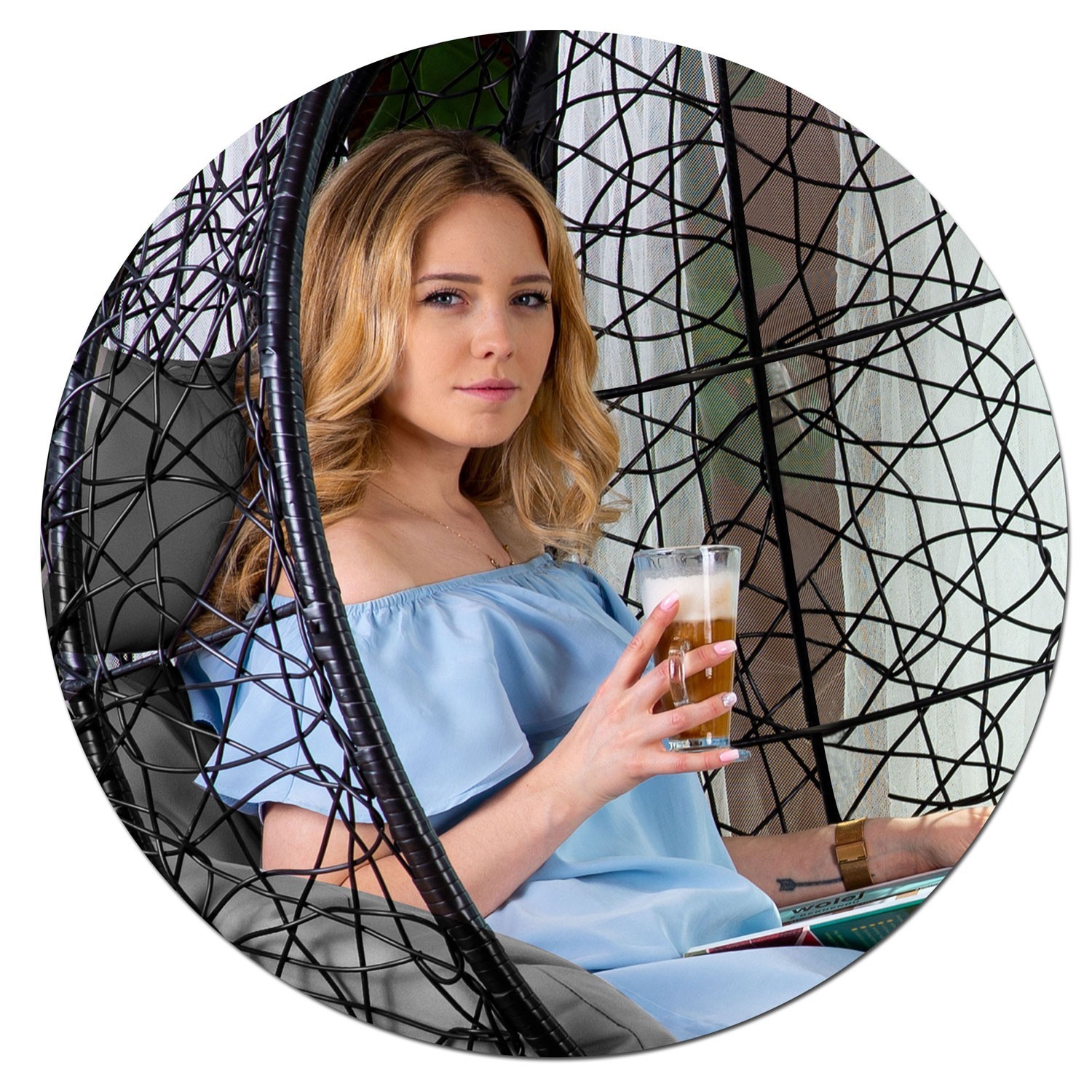 Brava must ripp-aiatool + hallid Sofotel padjad - Image 6