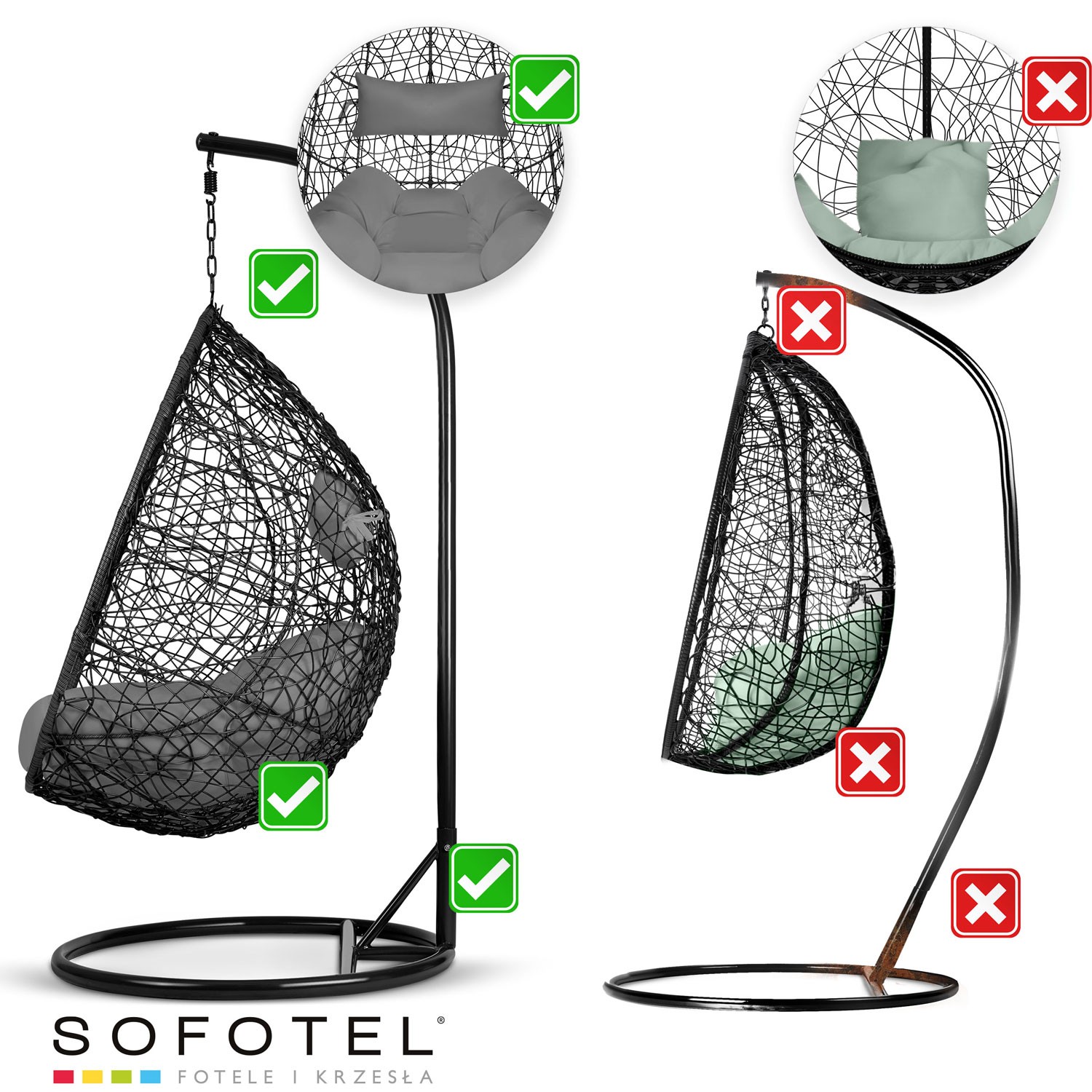 Brava must ripp-aiatool + hallid Sofotel padjad - Image 13