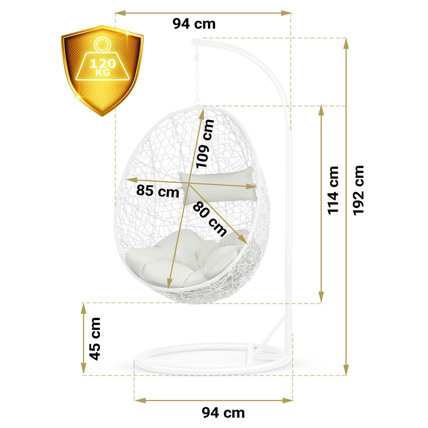 Brava ripptool valge + Sofotel hallid padjad - Image 9