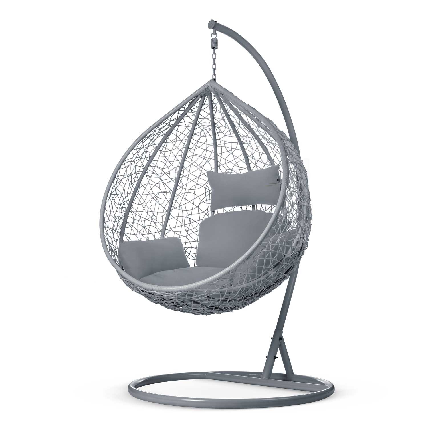 Havana rippkiiktool, tumehall + hallid padjad - Image 4