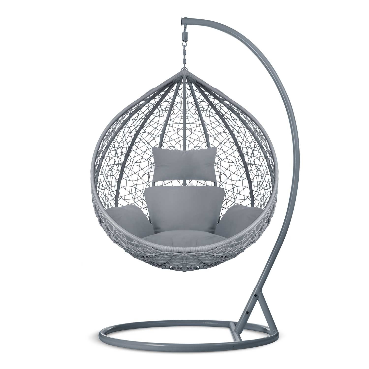 Havana rippkiiktool, tumehall + hallid padjad - Image 6