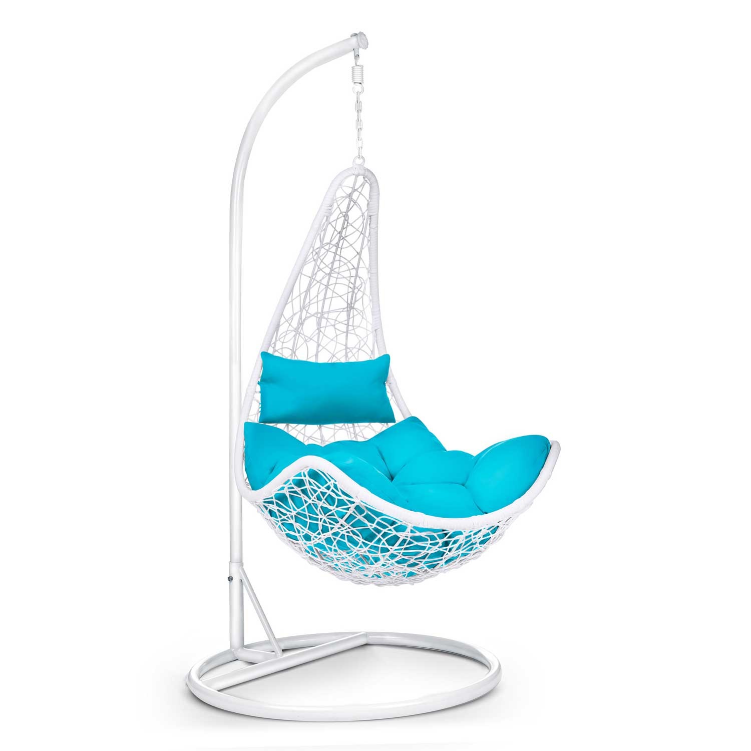 Cabana rippuv kiiktool valge + sinised padjad - Image 3