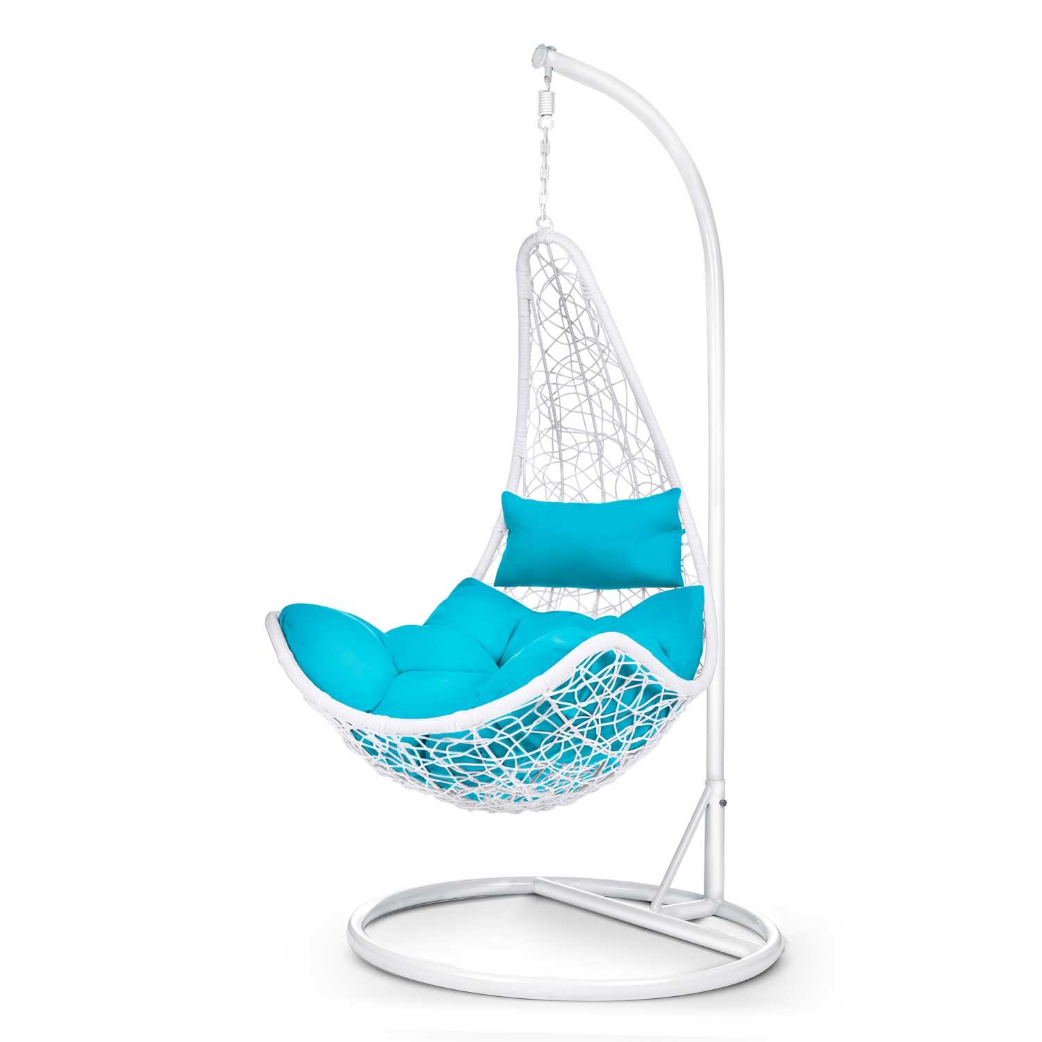 Cabana rippuv kiiktool valge + sinised padjad - Image 5