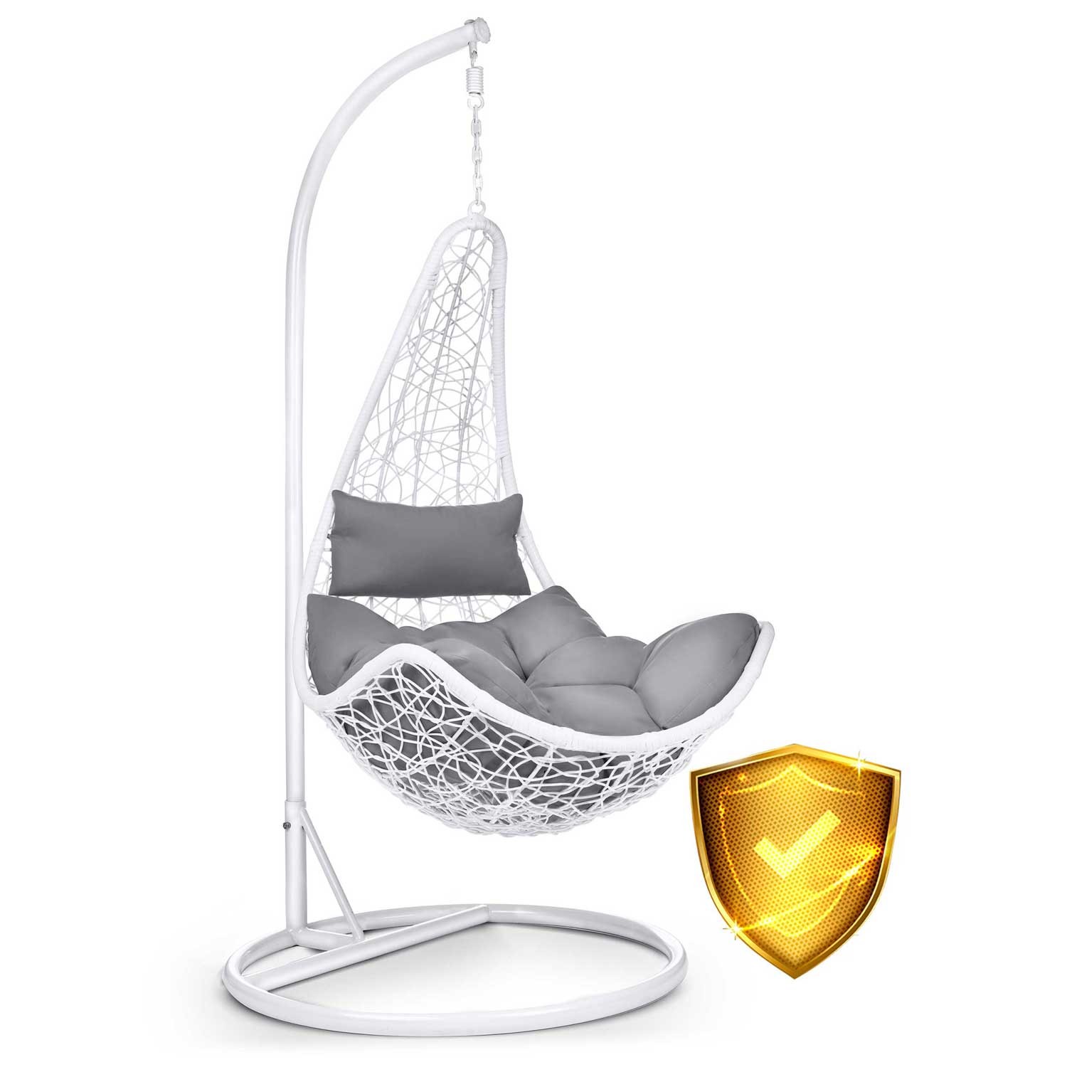 Cabana ripp-aiatool valge + hallid padjad - Image 11