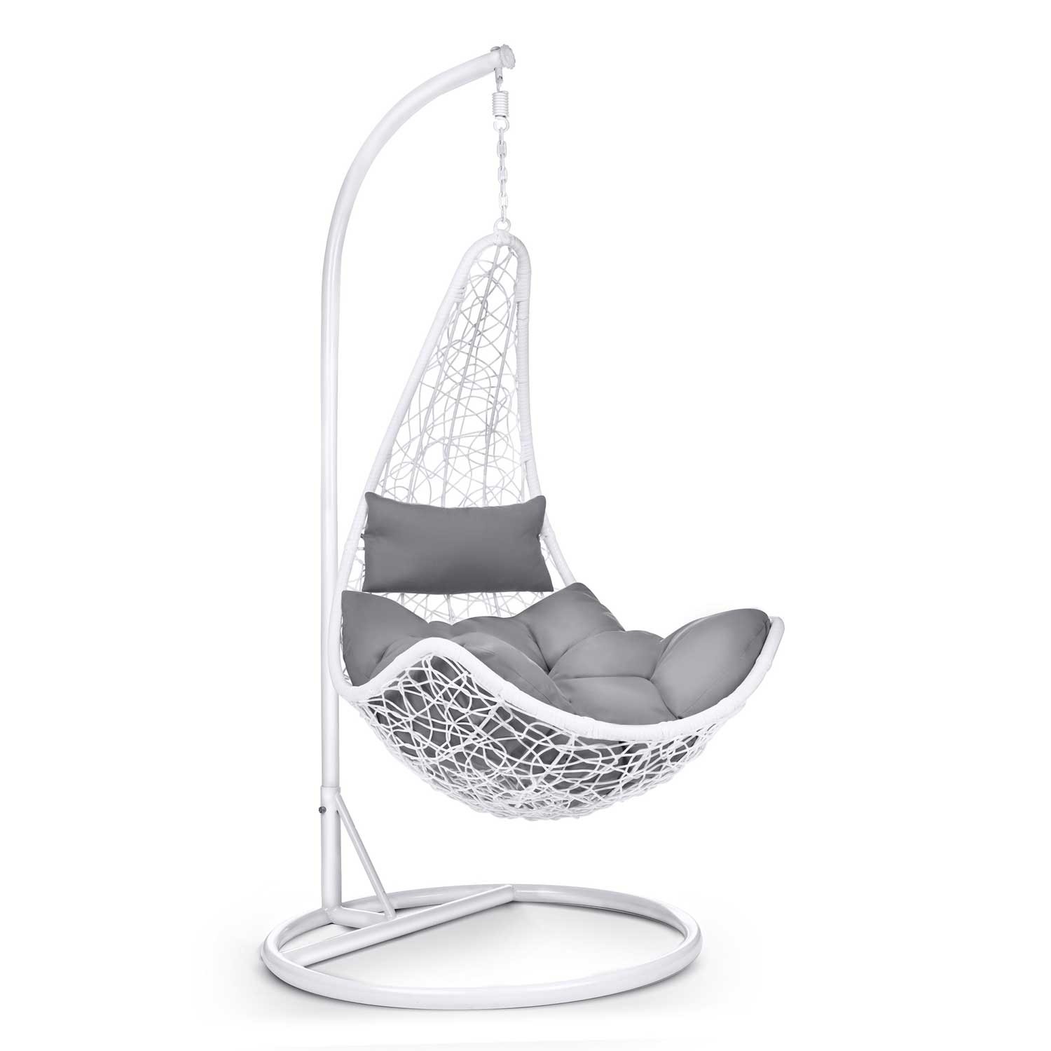 Cabana ripp-aiatool valge + hallid padjad - Image 3