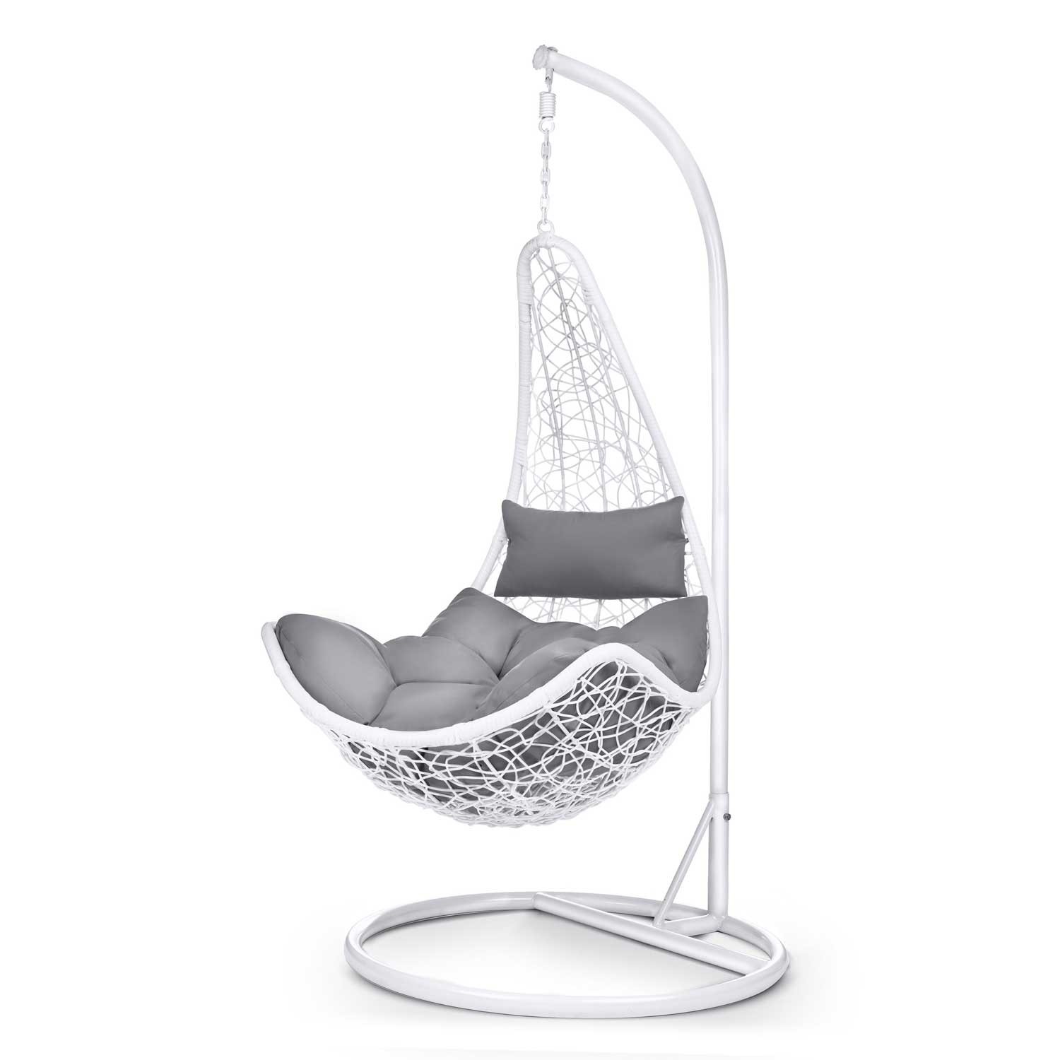 Cabana ripp-aiatool valge + hallid padjad - Image 5