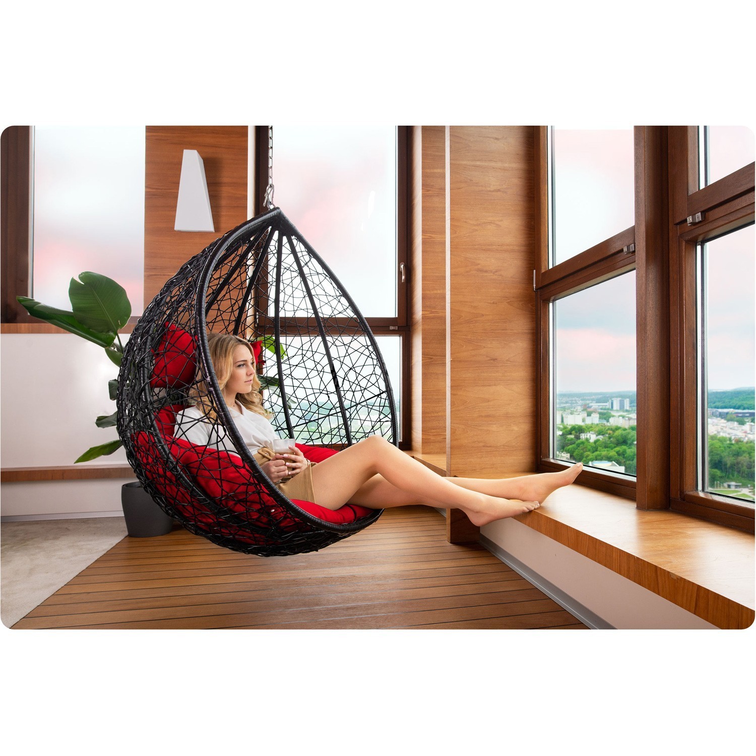 Havana ripptool must + punased padjad - Image 8