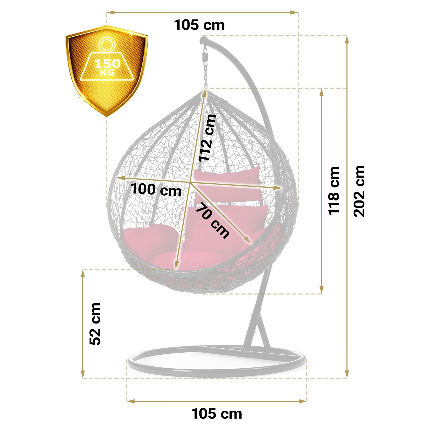 Havana ripptool must + punased padjad - Image 11