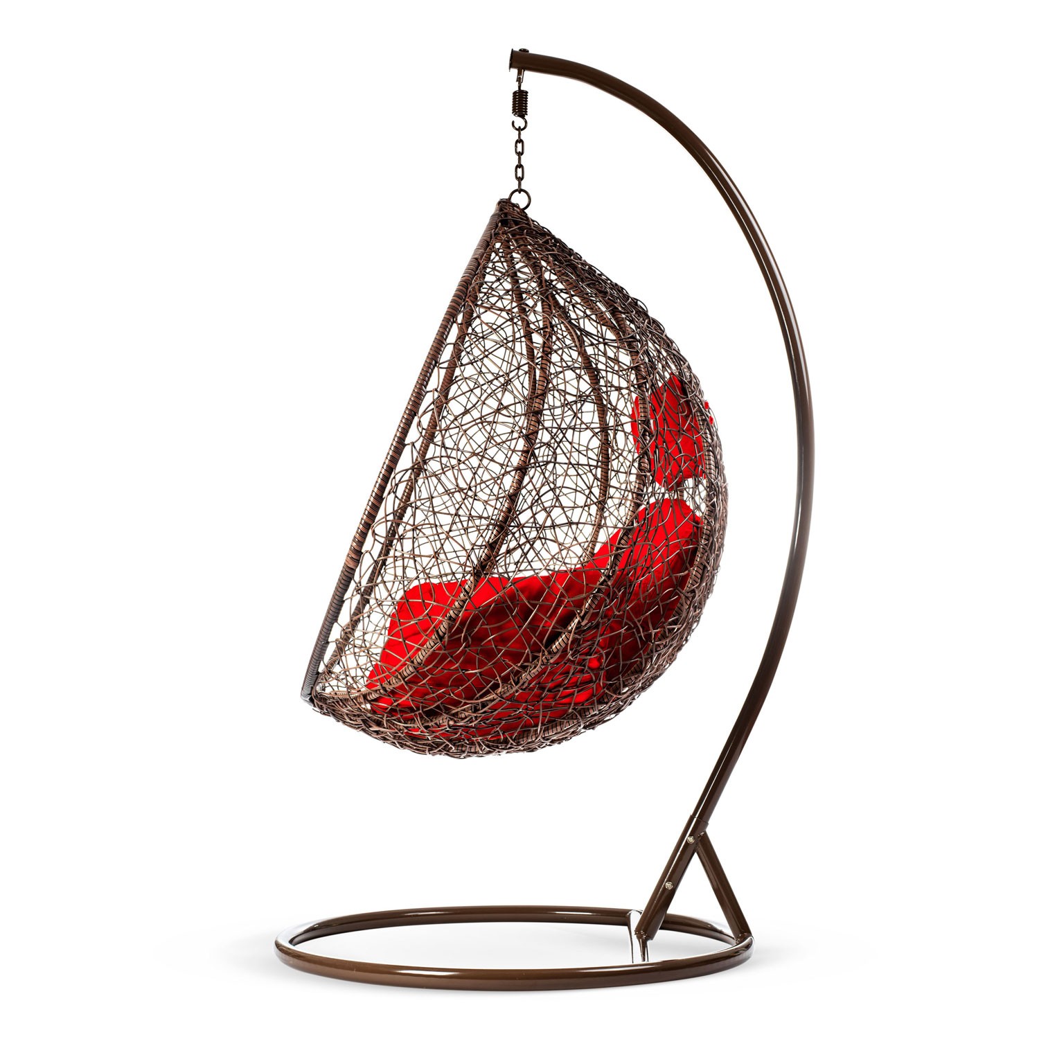 Havana pruun ripptool aias + punased padjad Sofotel - Image 7