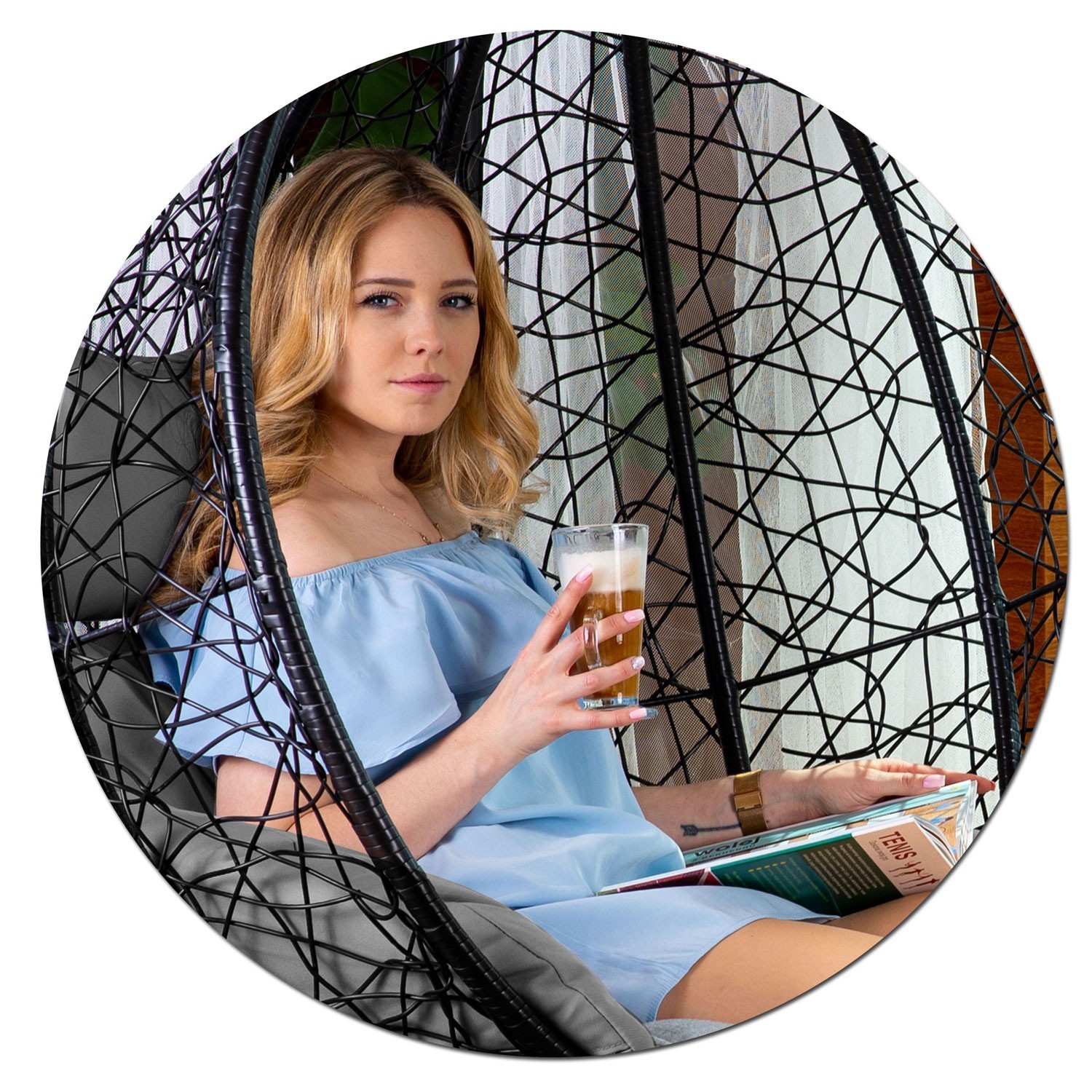 Havana Duo must ripp-aiatool + hallid Sofotel padjad - Image 5