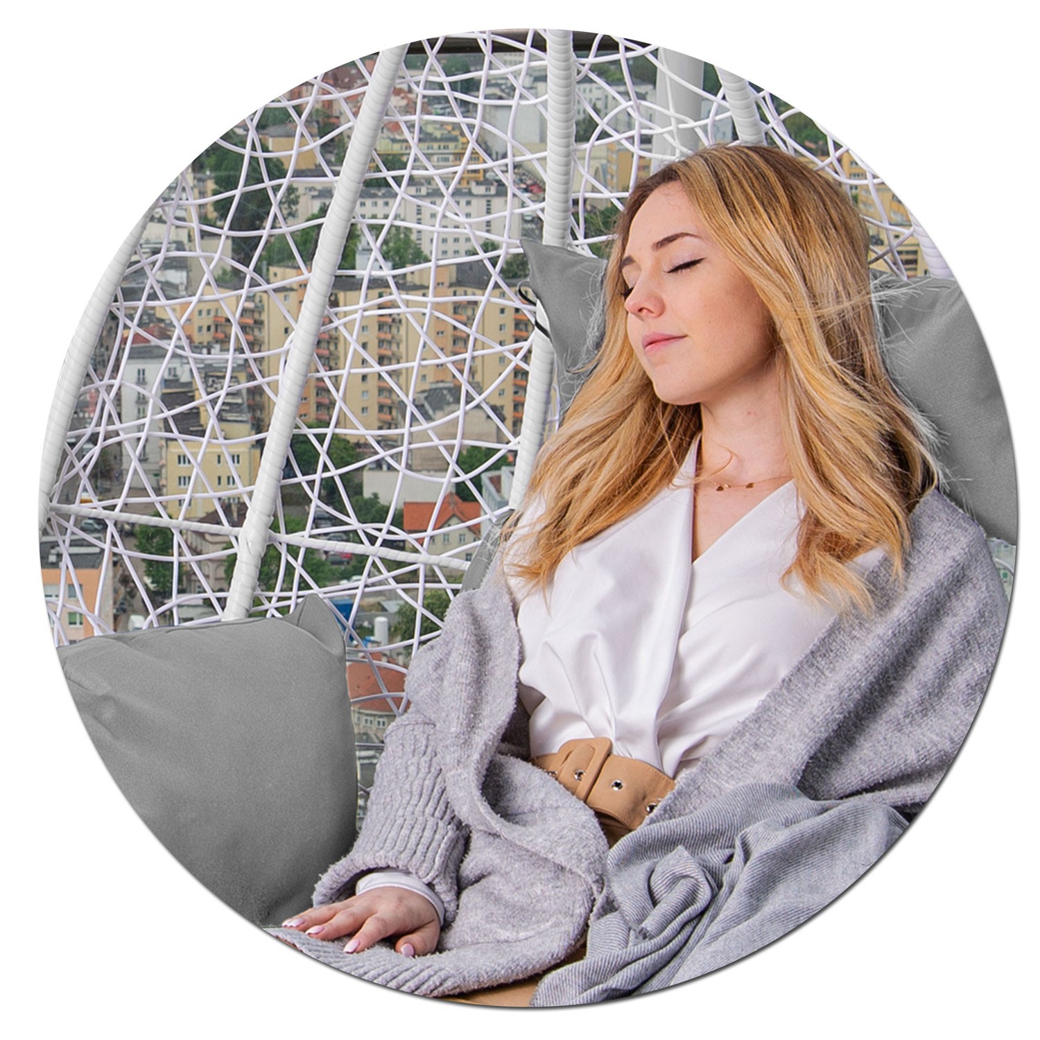 Havana Duo ripptool valge + hallid padjad Sofotel - Image 6