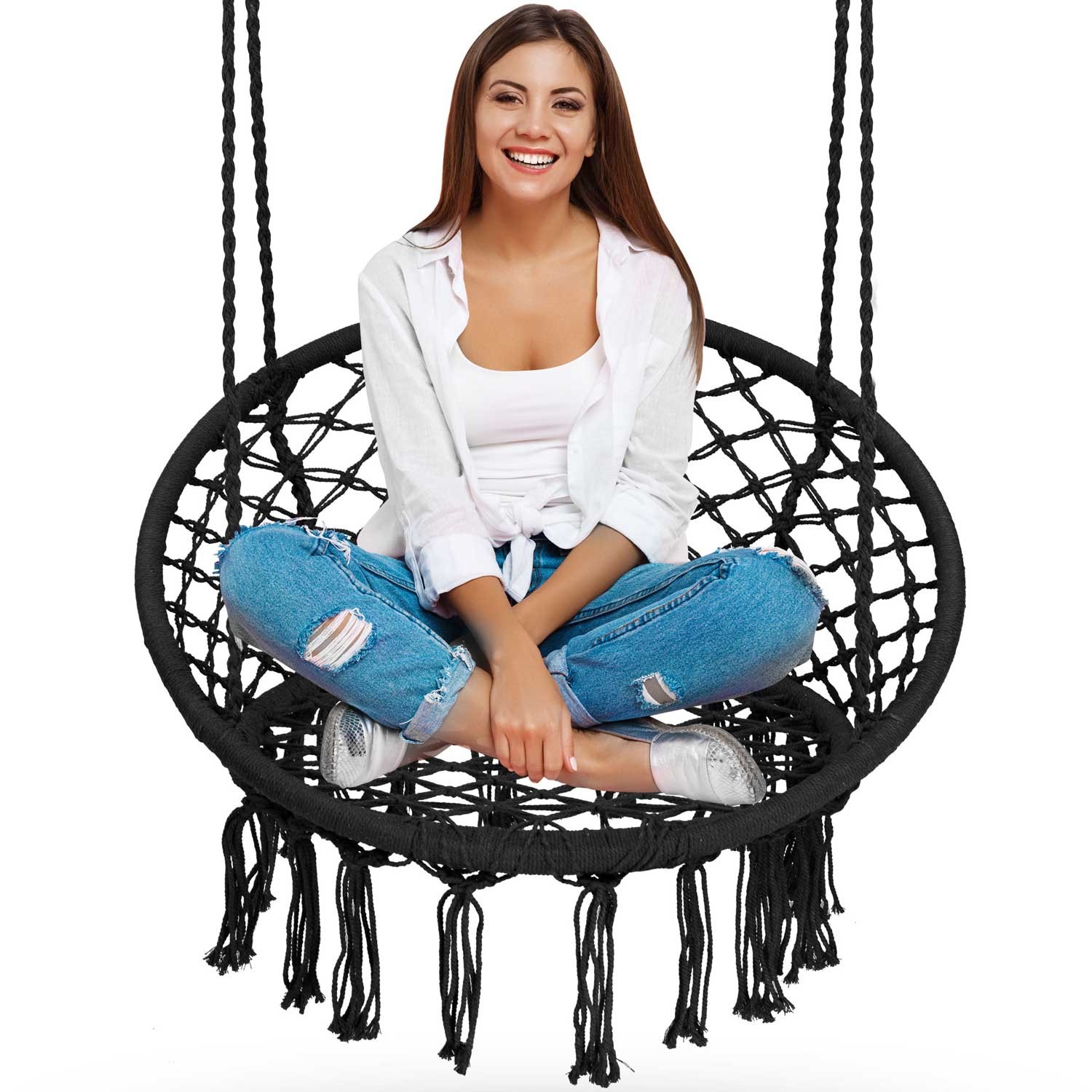 BOHO rippuv aiakiik, must - Image 7