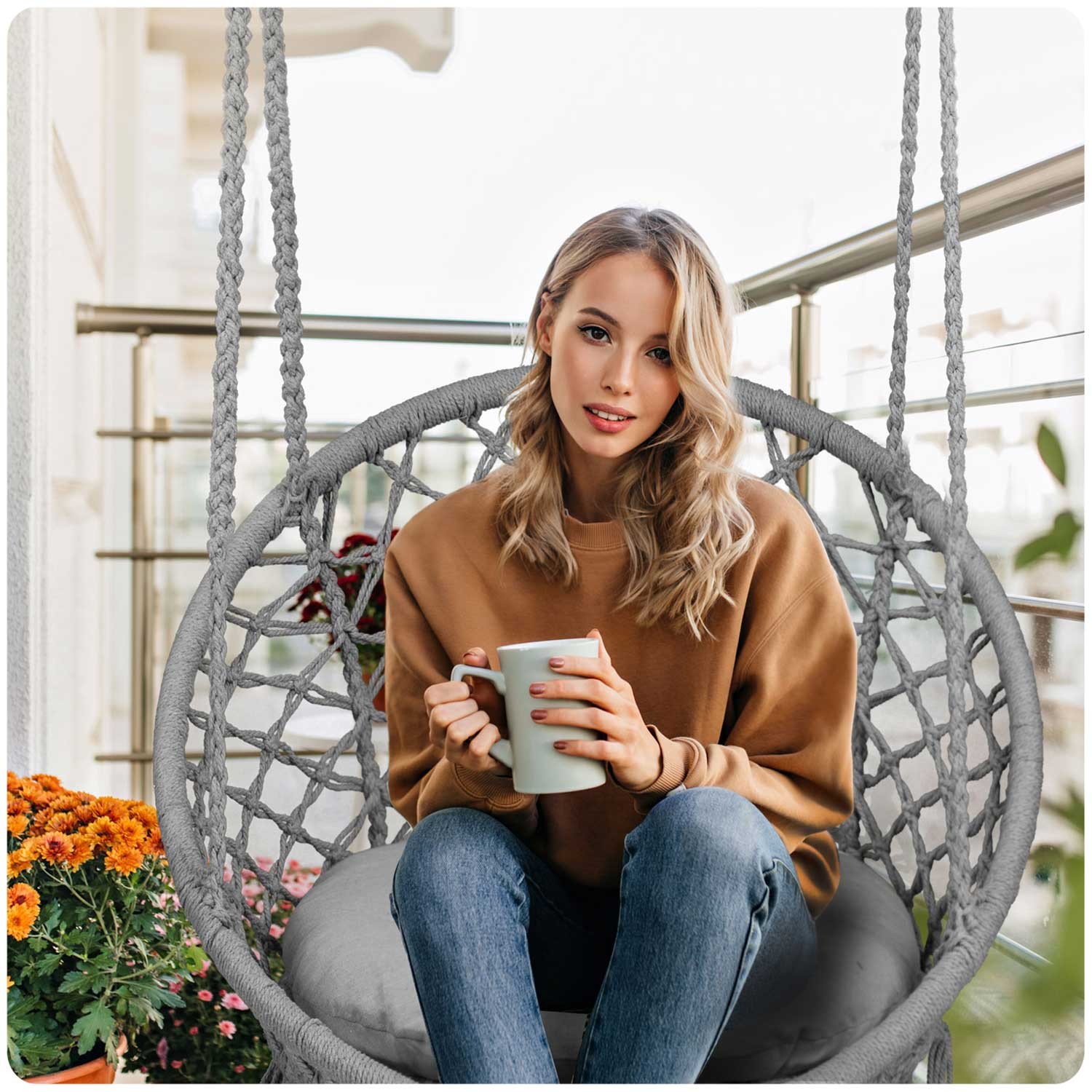 Rippuv aiakiik BOHO hall + padi - Image 3