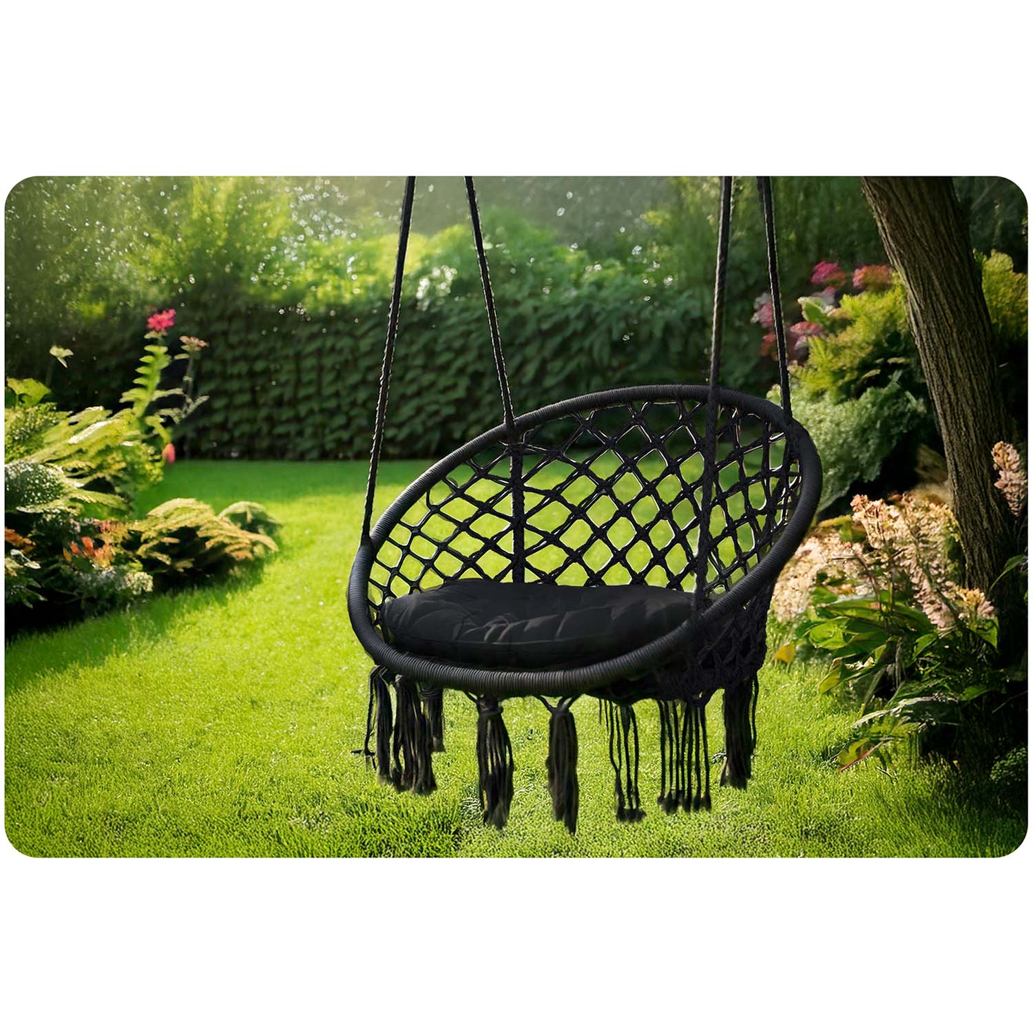 BOHO rippuv aiakiik, must - Image 7