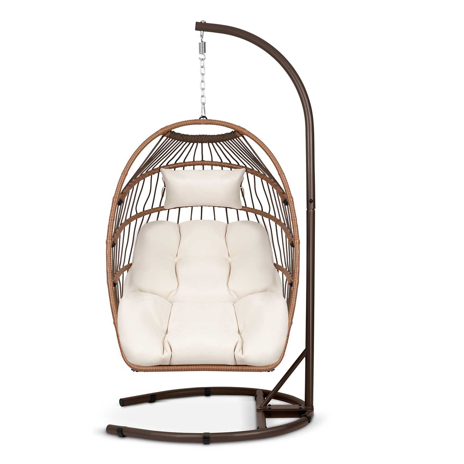 Luisiana pruun ripp-aiatool + beežid Sofotel padjad - Image 6