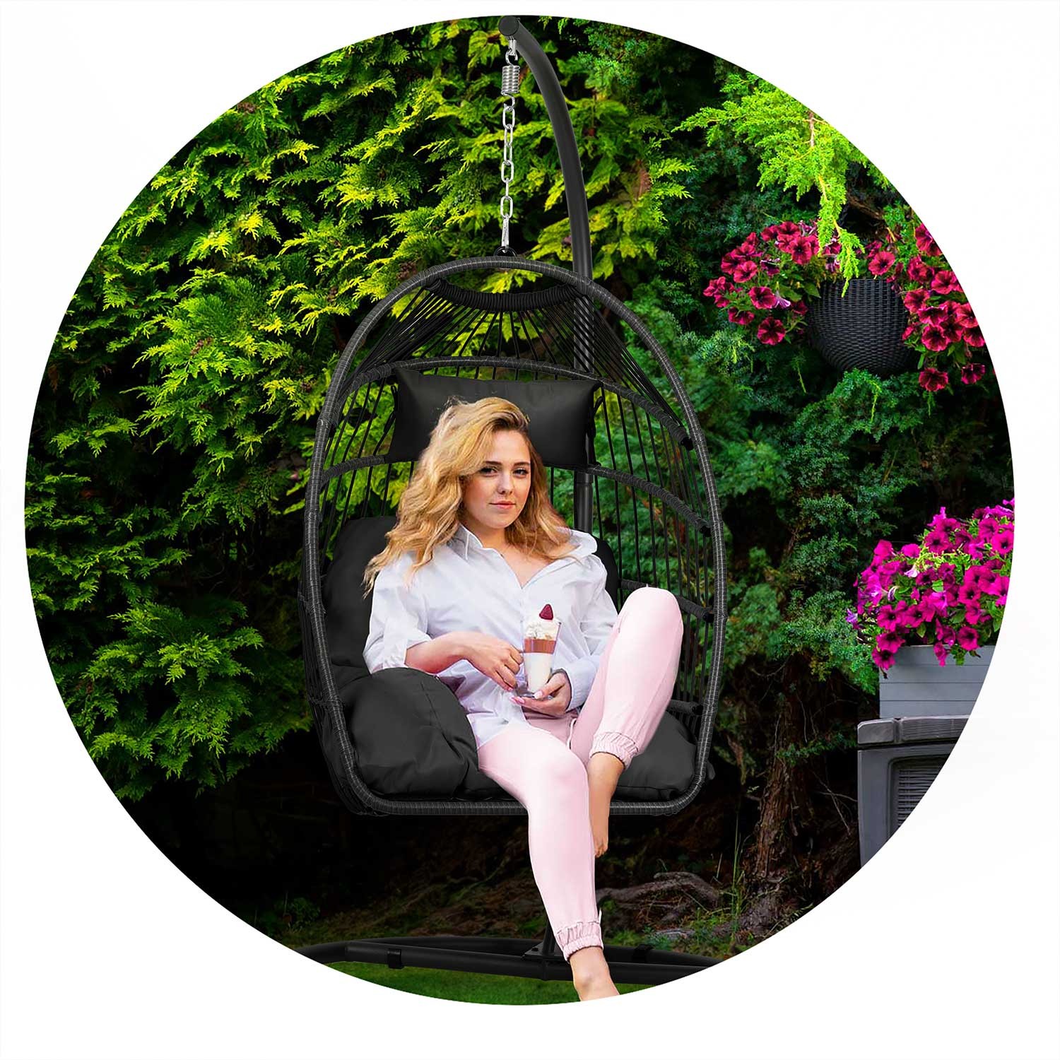 Luisiana must ripp-aiatool + mustad Sofoteli padjad - Image 4