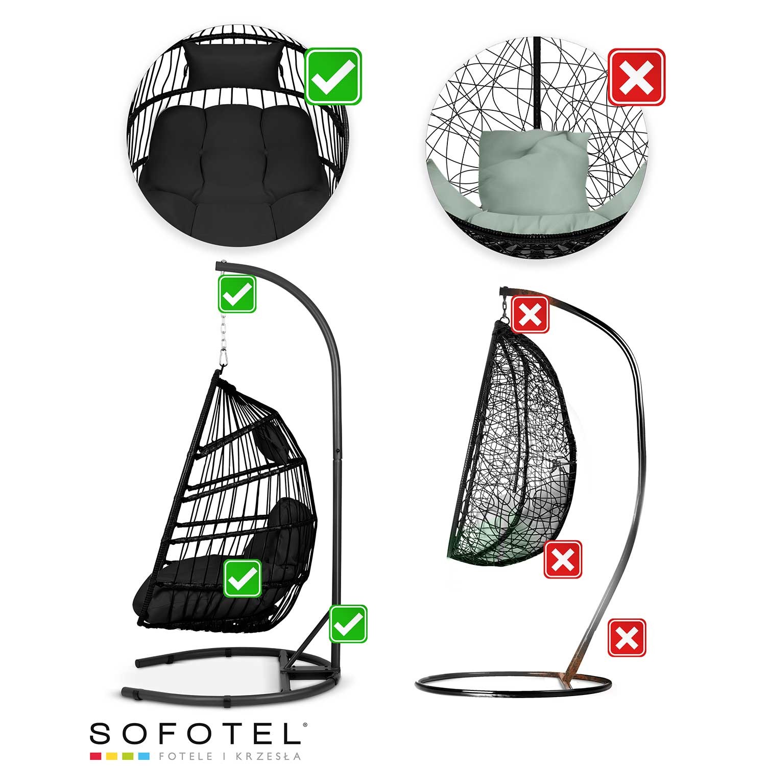 Luisiana must ripp-aiatool + mustad Sofoteli padjad - Image 14