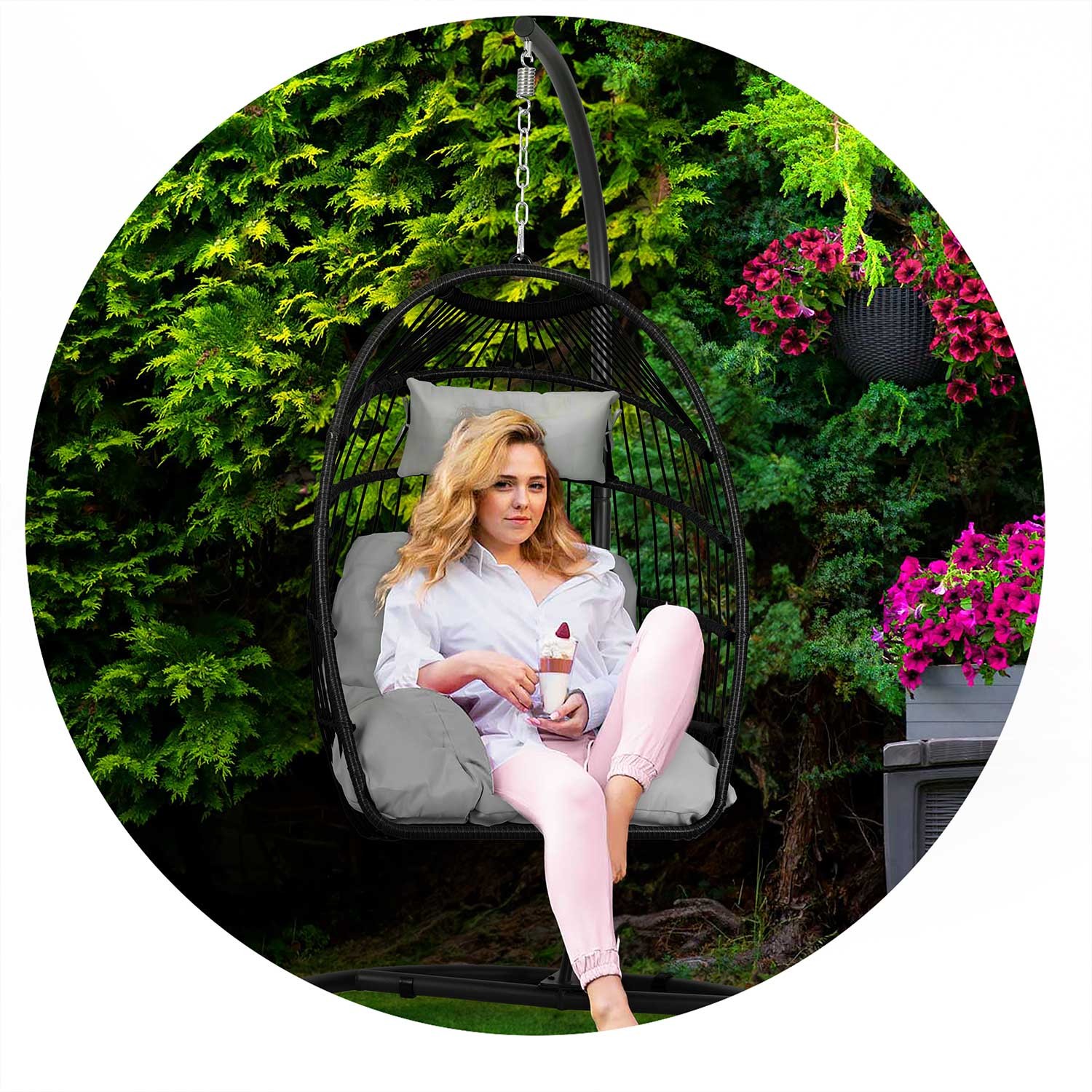 Luisiana ripptool must + hallid Sofotel padjad - Image 6