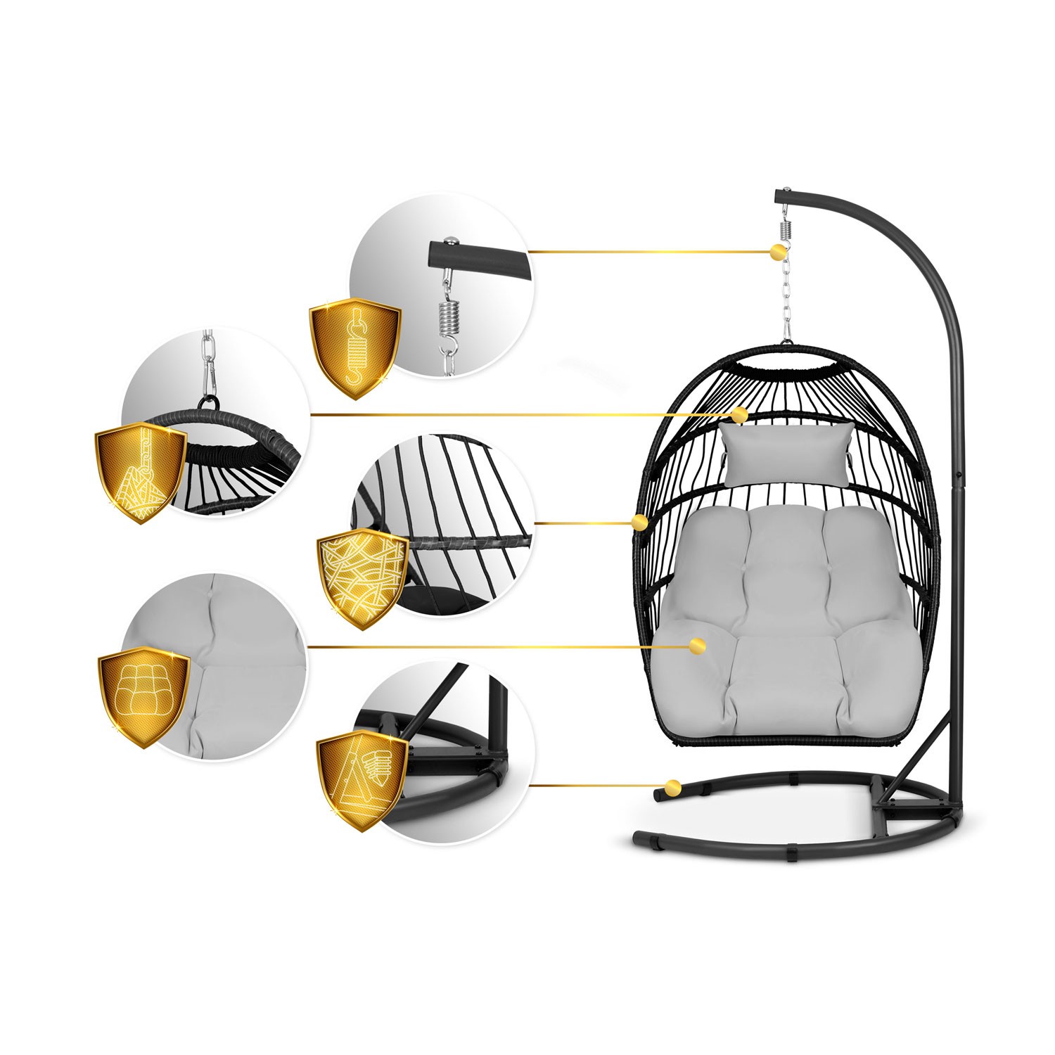 Luisiana ripptool must + hallid Sofotel padjad - Image 14