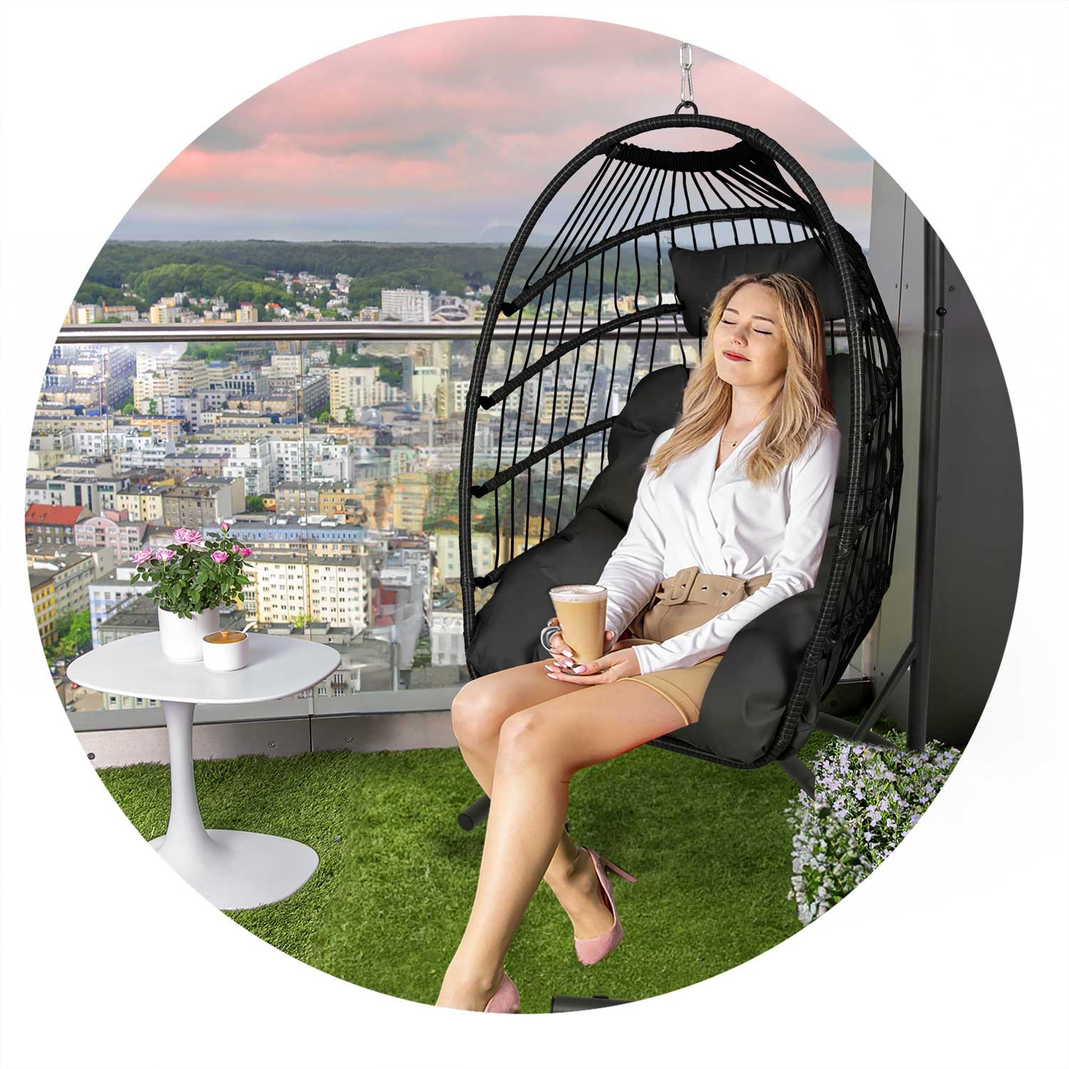 Luisiana must ripp-aiatool + mustad Sofoteli padjad - Image 8