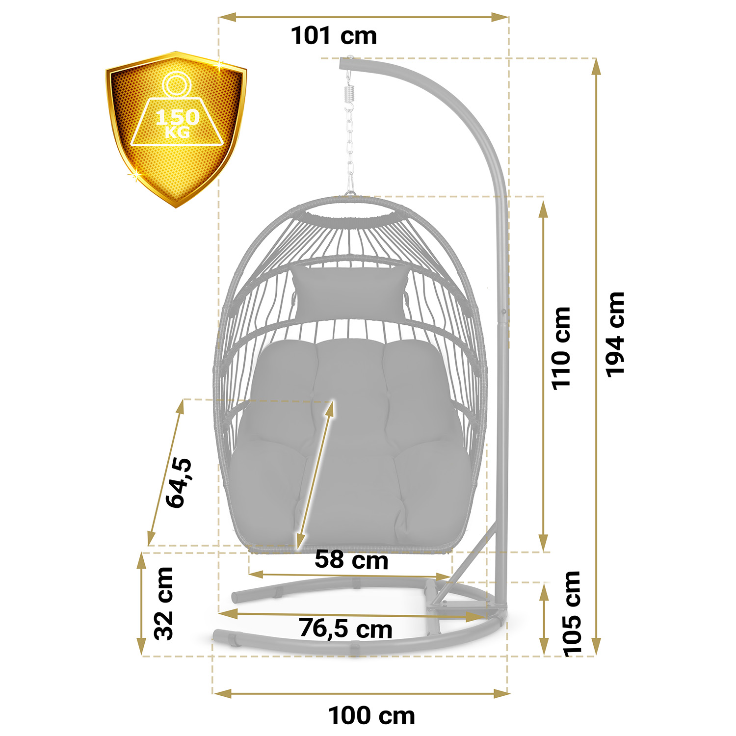 Luisiana must ripp-aiatool + mustad Sofoteli padjad - Image 16