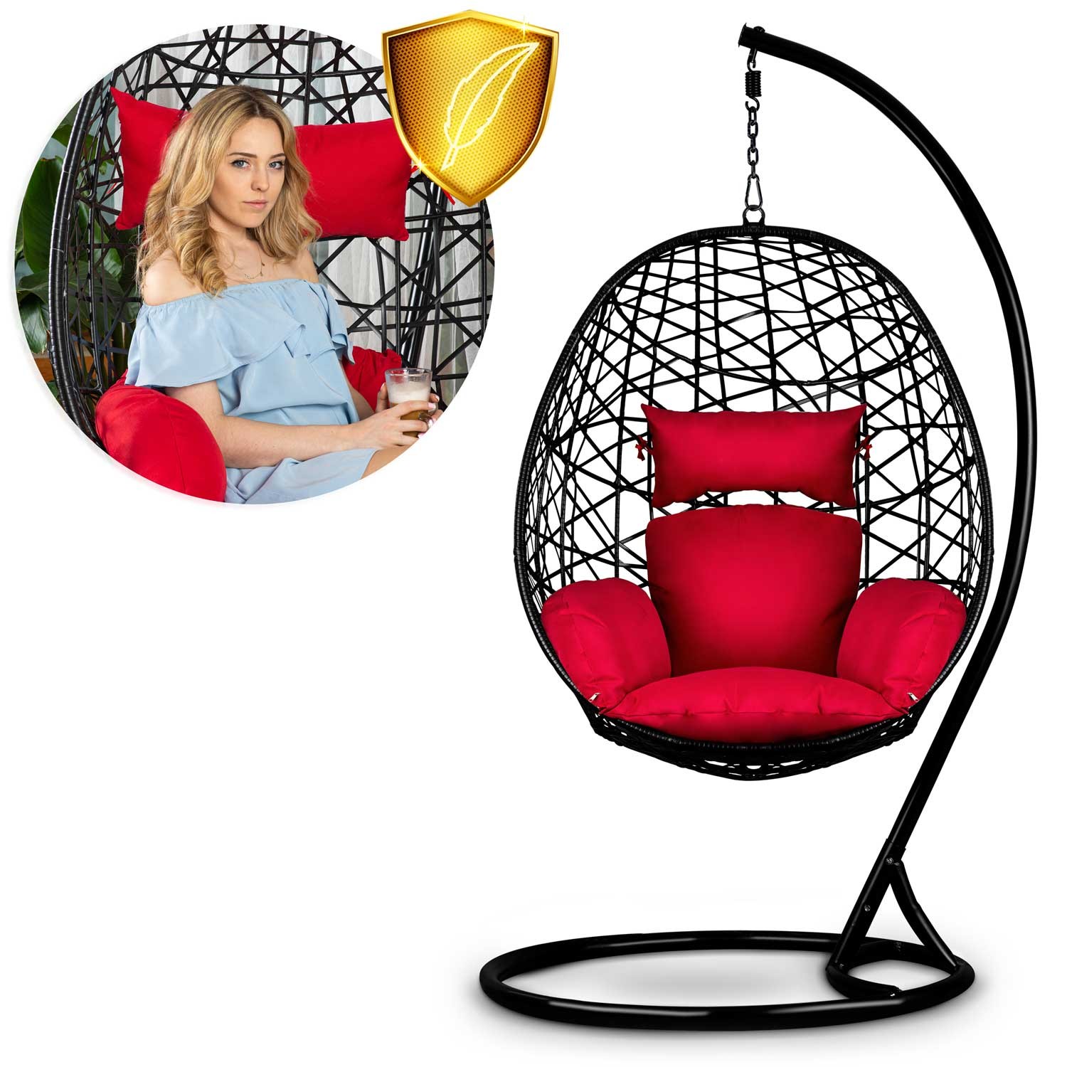 Sabana ripp-aiatool must + punane - Image 10