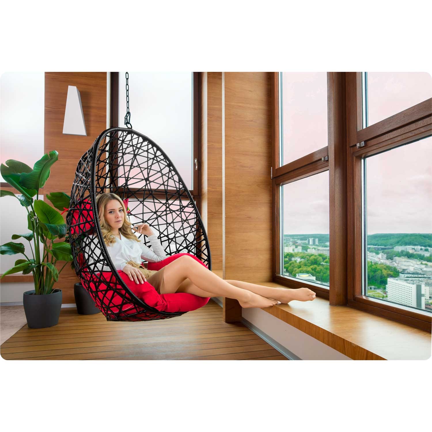 Sabana ripp-aiatool must + punane - Image 2