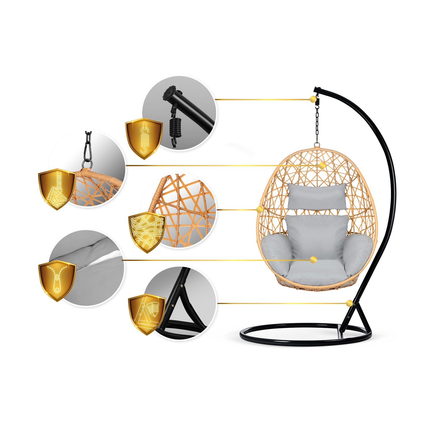 Sabana helepruun aia ripptool + Sofotel hallid padjad - Image 11