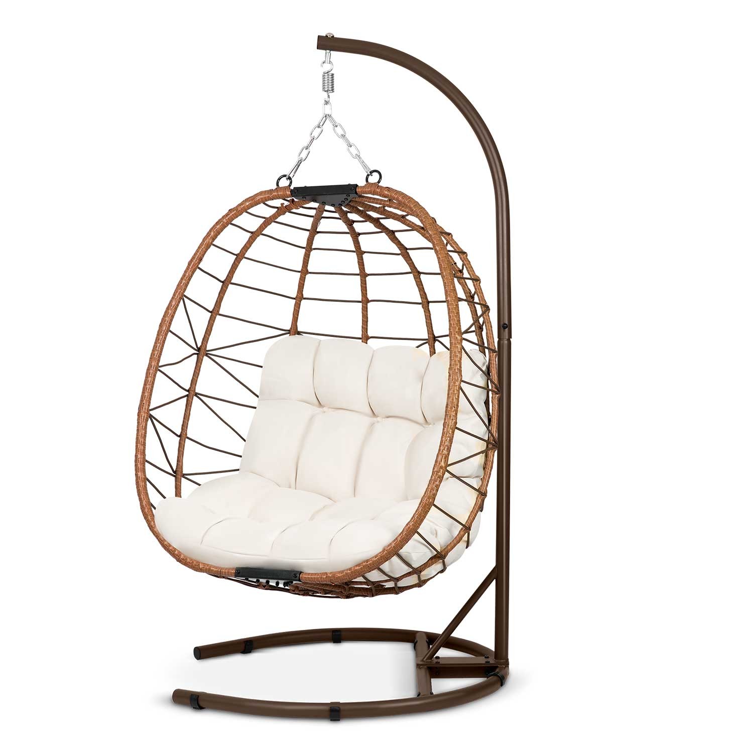 Tihuana pruun ripp-aiatool + helebeežid Sofotel padjad - Image 3