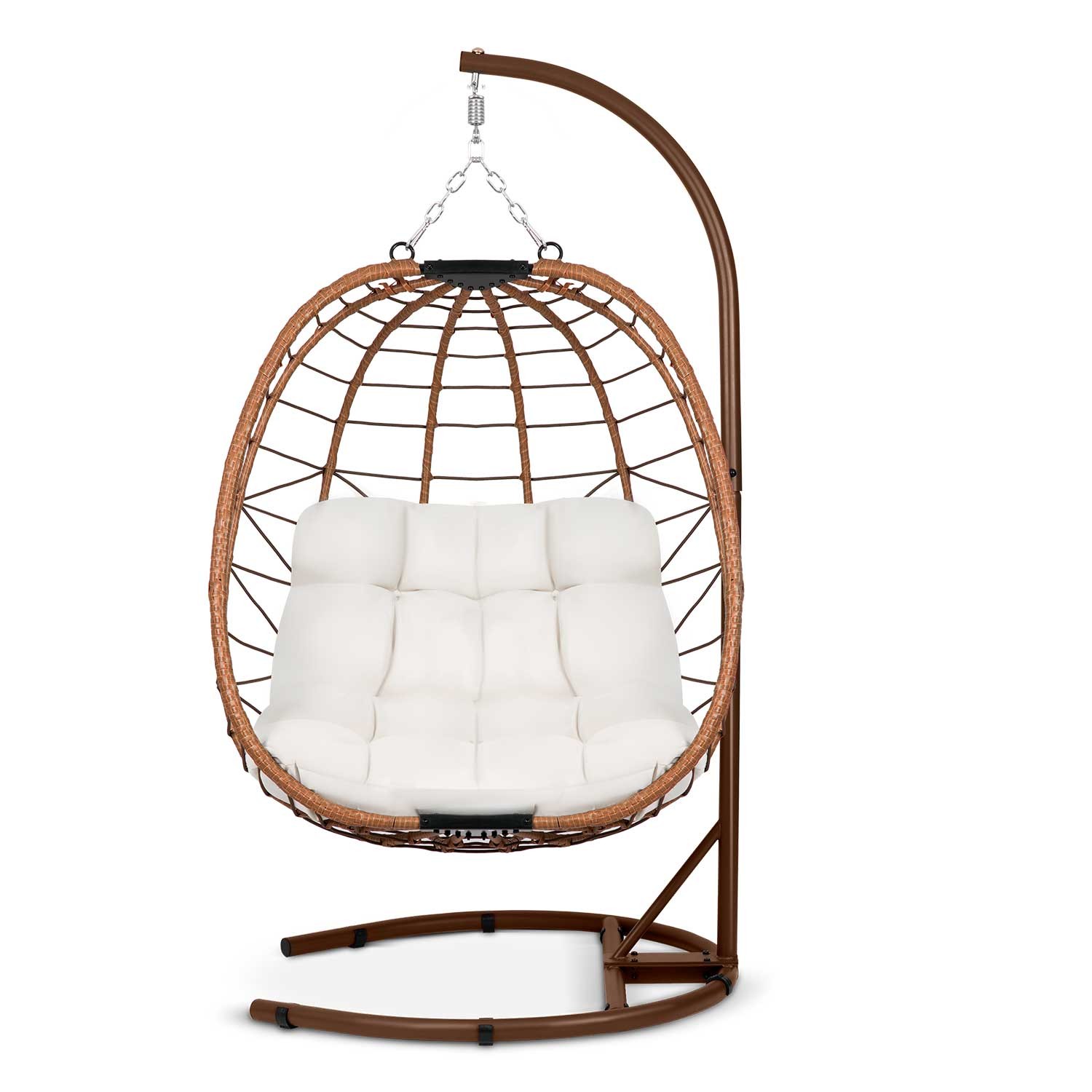 Tihuana pruun ripp-aiatool + helebeežid Sofotel padjad - Image 5