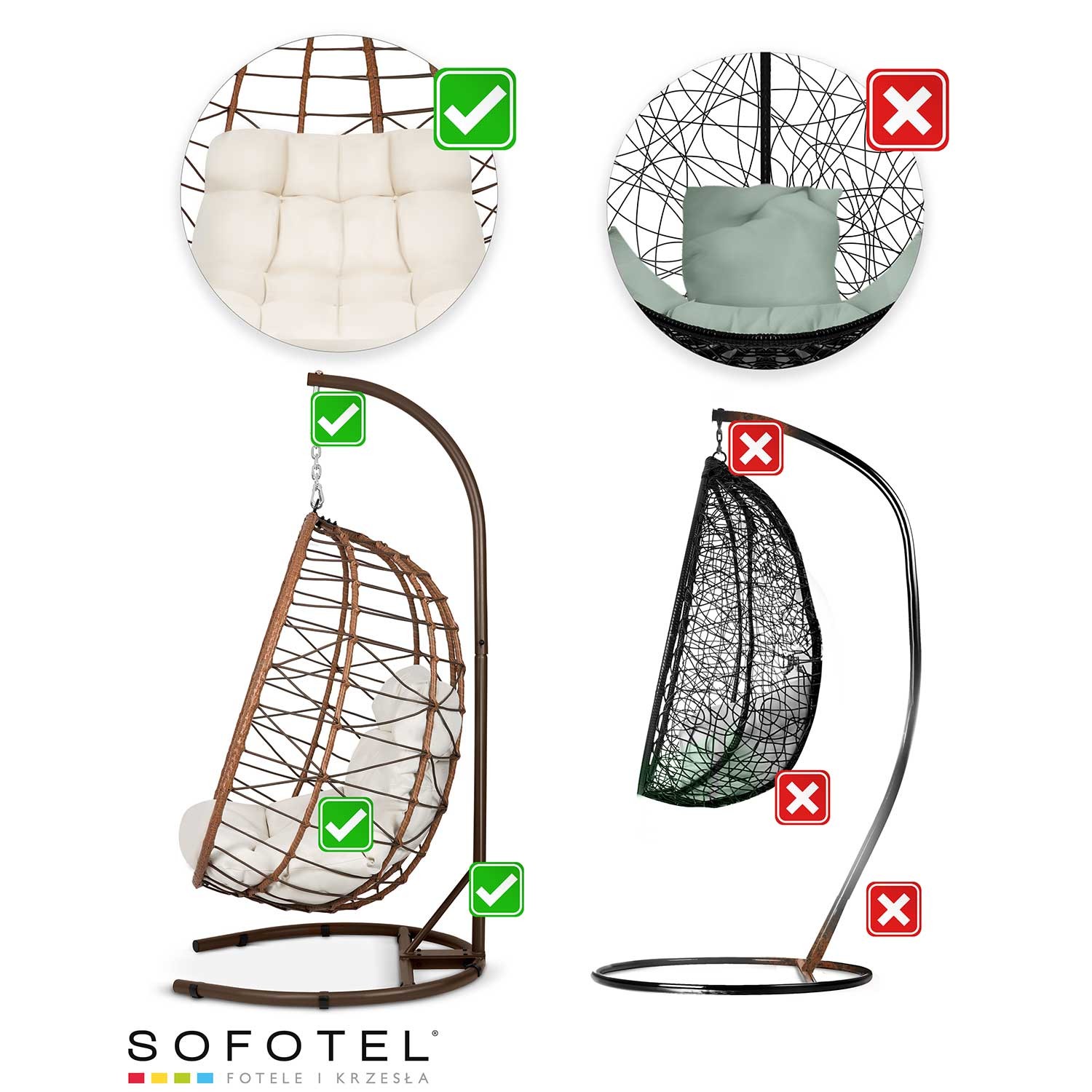 Tihuana pruun ripp-aiatool + helebeežid Sofotel padjad - Image 13