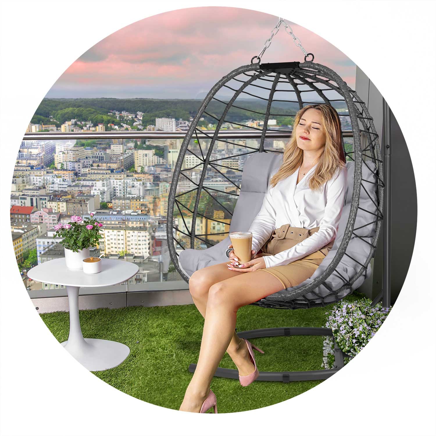 Tihuana hall ripp-aiatool + hallid Sofotel padjad - Image 10