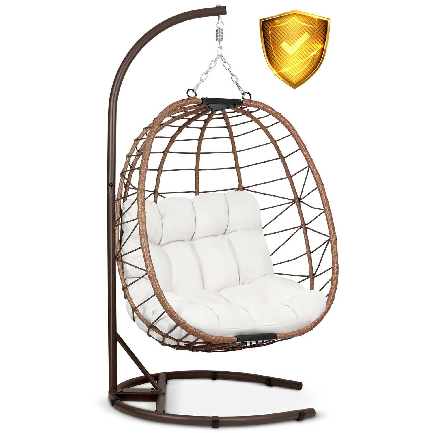 Tihuana pruun ripp-aiatool + helebeežid Sofotel padjad - Image 11