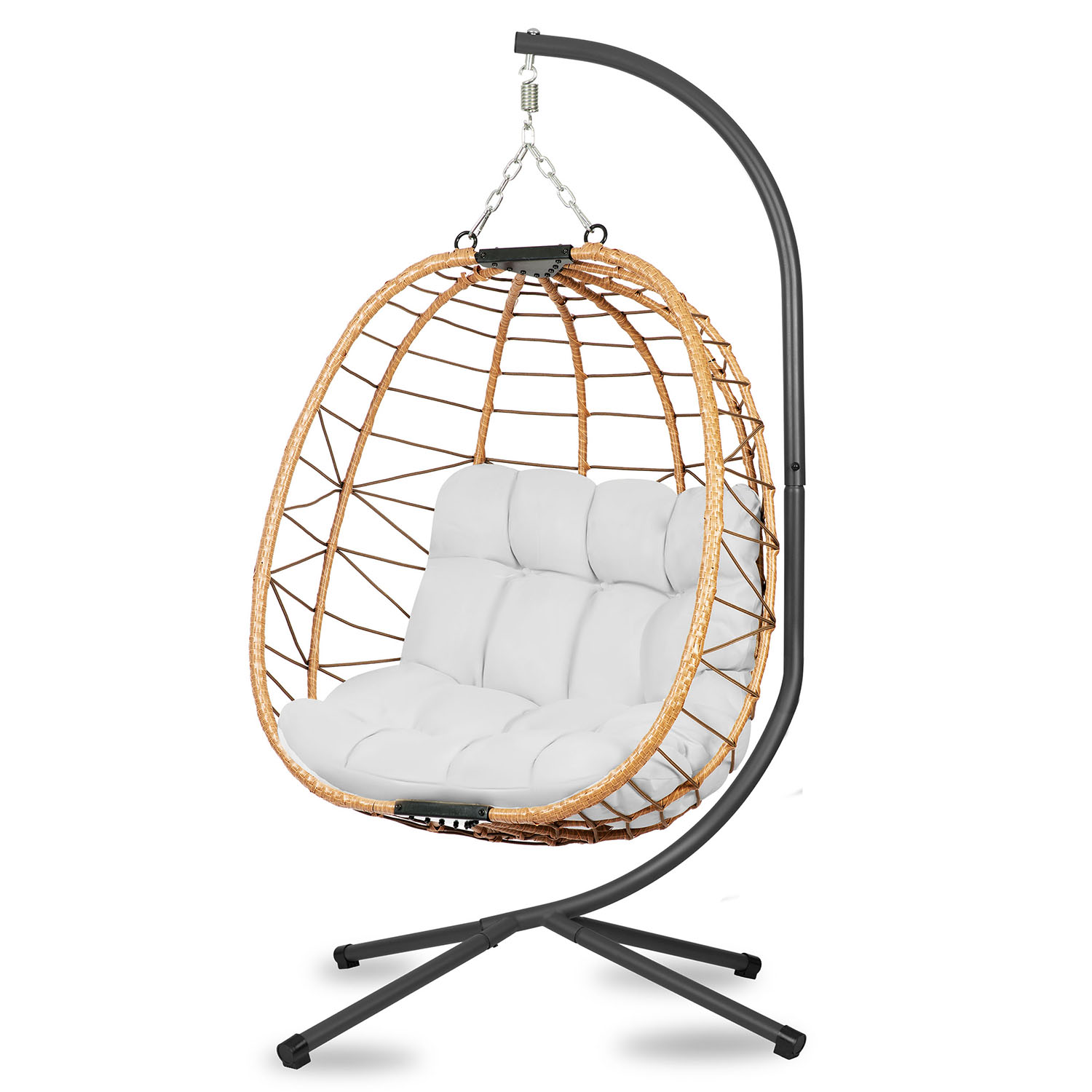 Tihuana pruun ripp-aiatool + Sofotel hallid padjad - Image 3