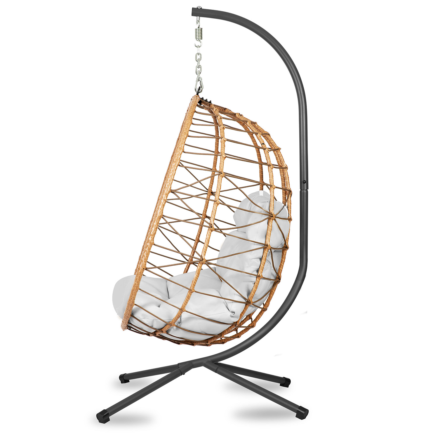 Tihuana pruun ripp-aiatool + Sofotel hallid padjad - Image 4