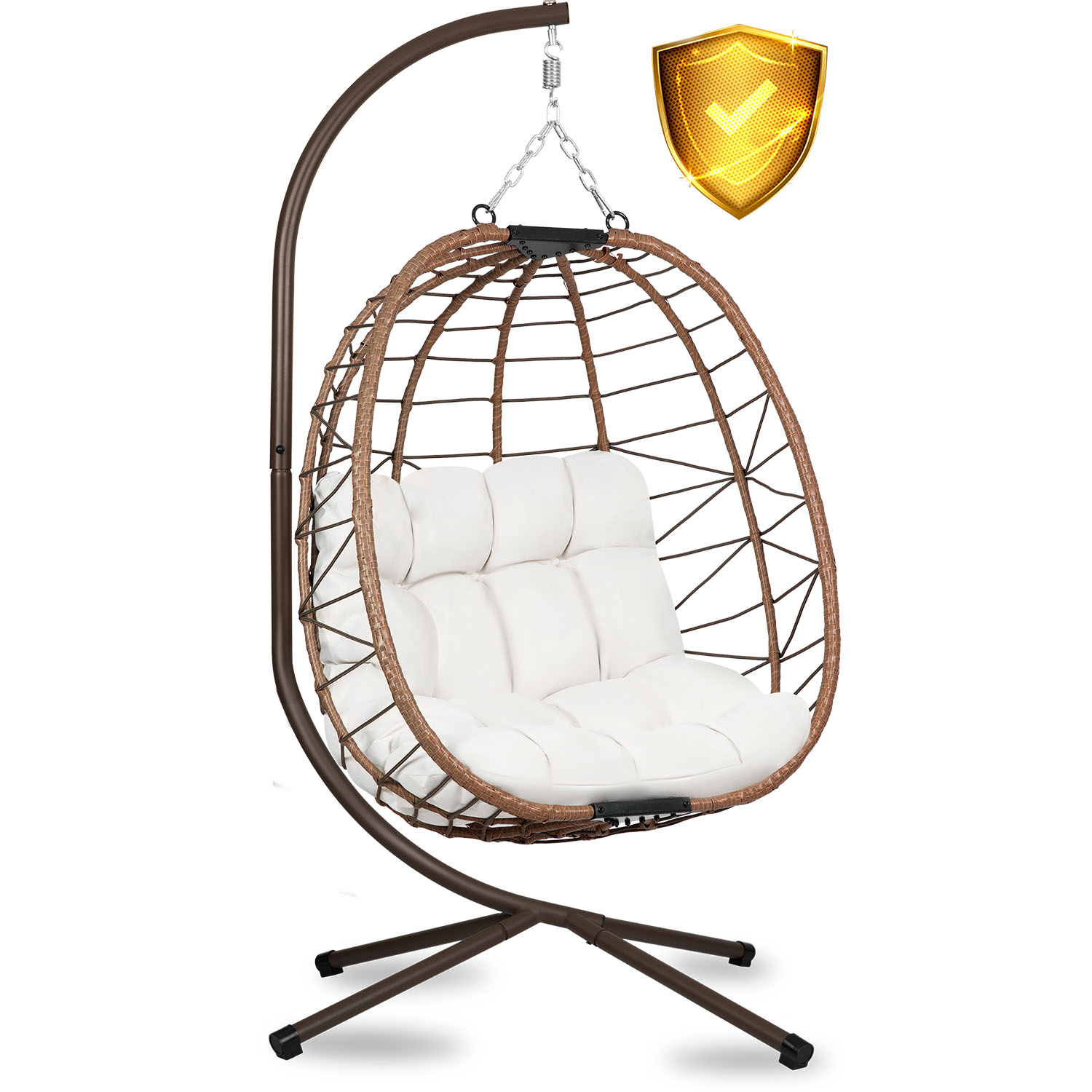 Tihuana pruun ripp-aiatool + helebeežid Sofotel padjad - Image 11