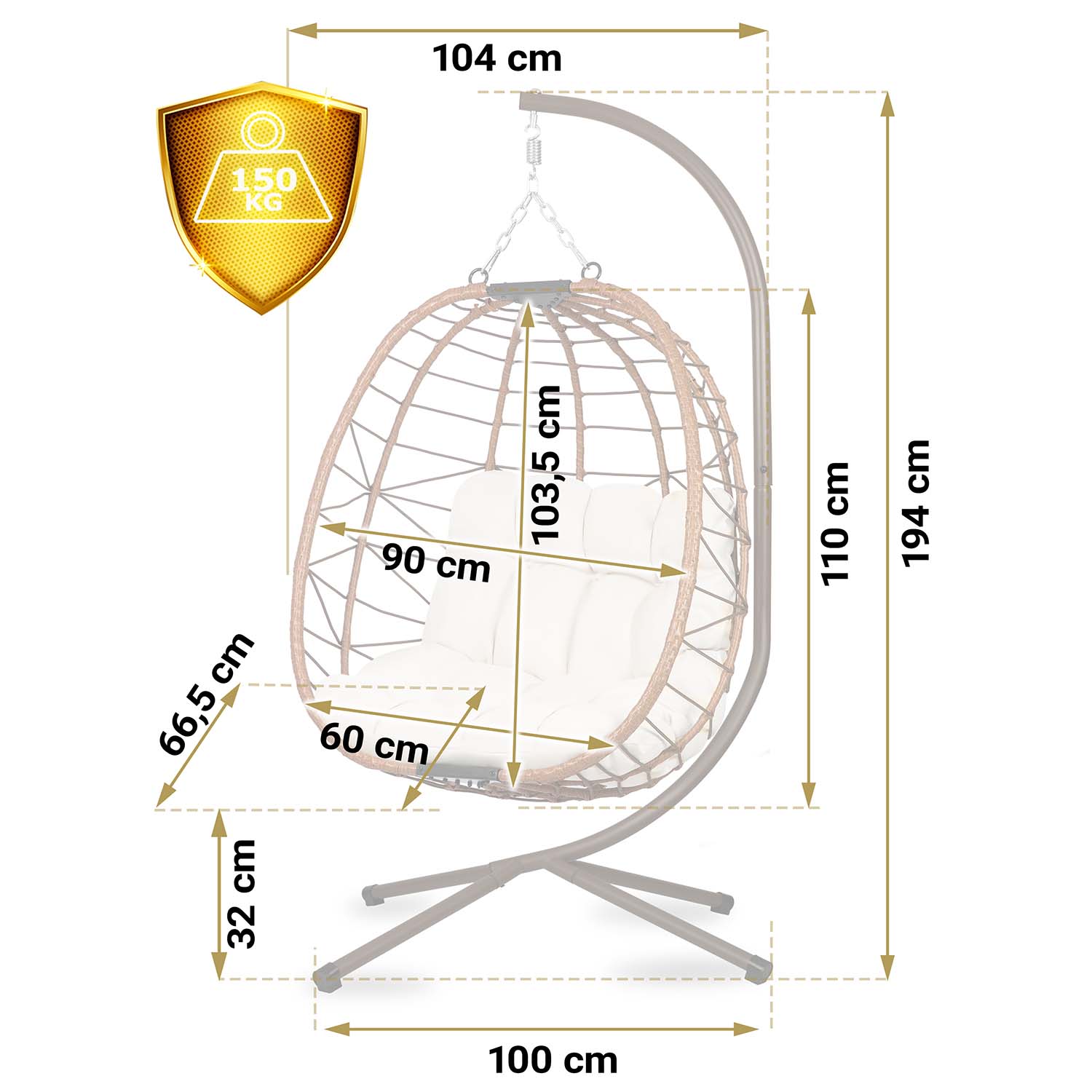 Tihuana pruun ripp-aiatool + helebeežid Sofotel padjad - Image 5