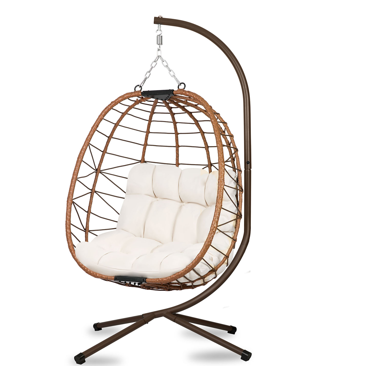 Tihuana pruun ripp-aiatool + helebeežid Sofotel padjad - Image 3