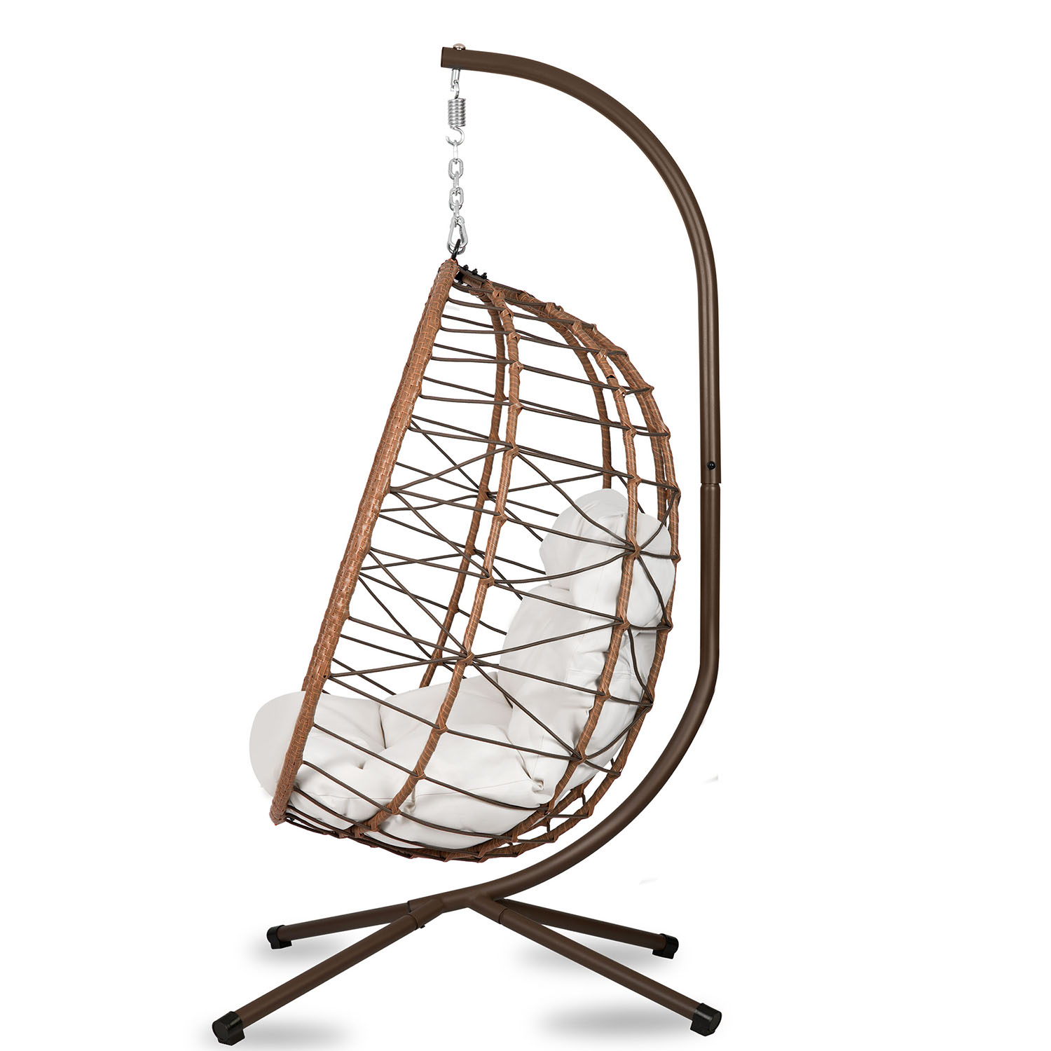 Tihuana pruun ripp-aiatool + helebeežid Sofotel padjad - Image 4